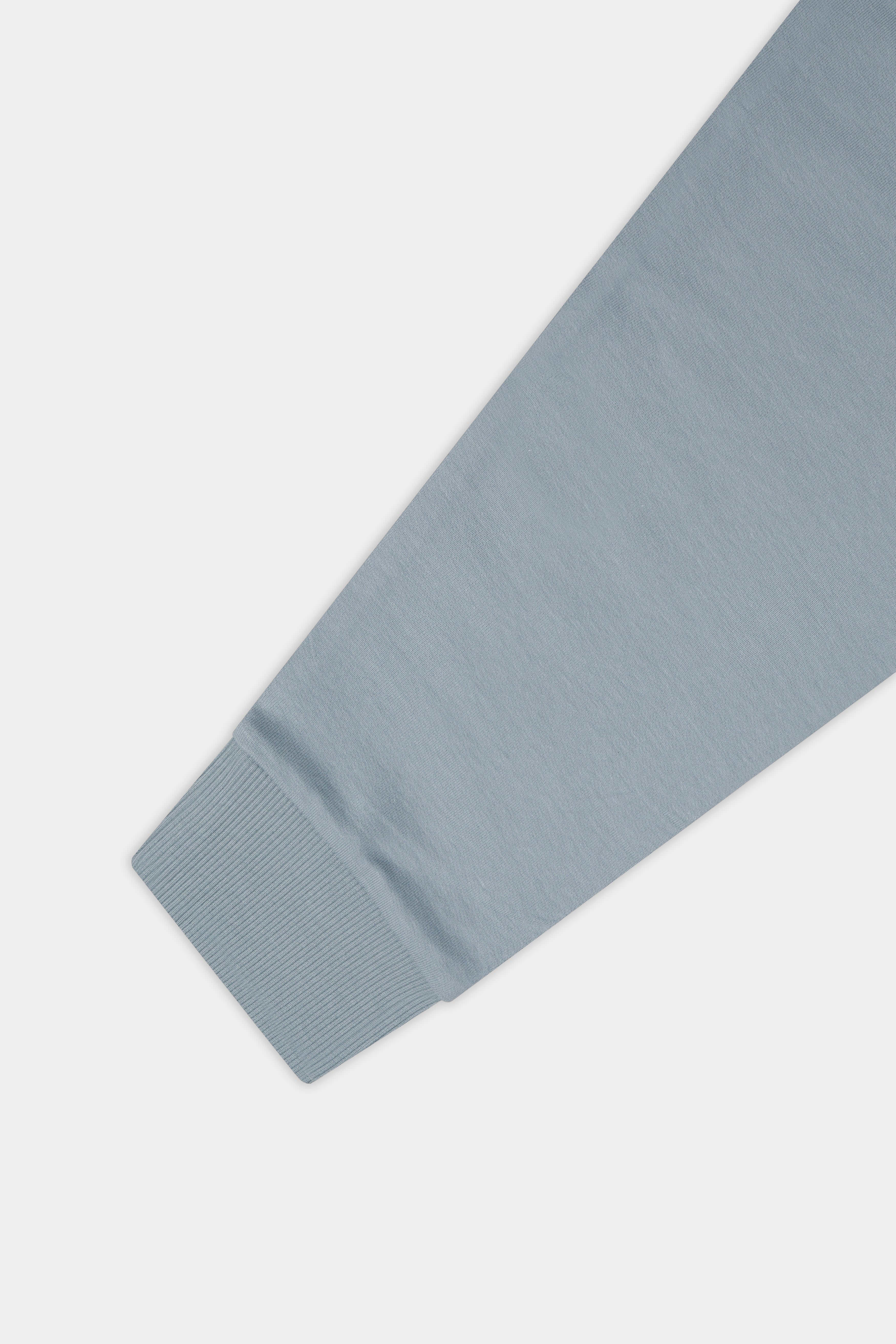 Jet Stream Green with Firefly Blue Premium Cotton Sweatshirt