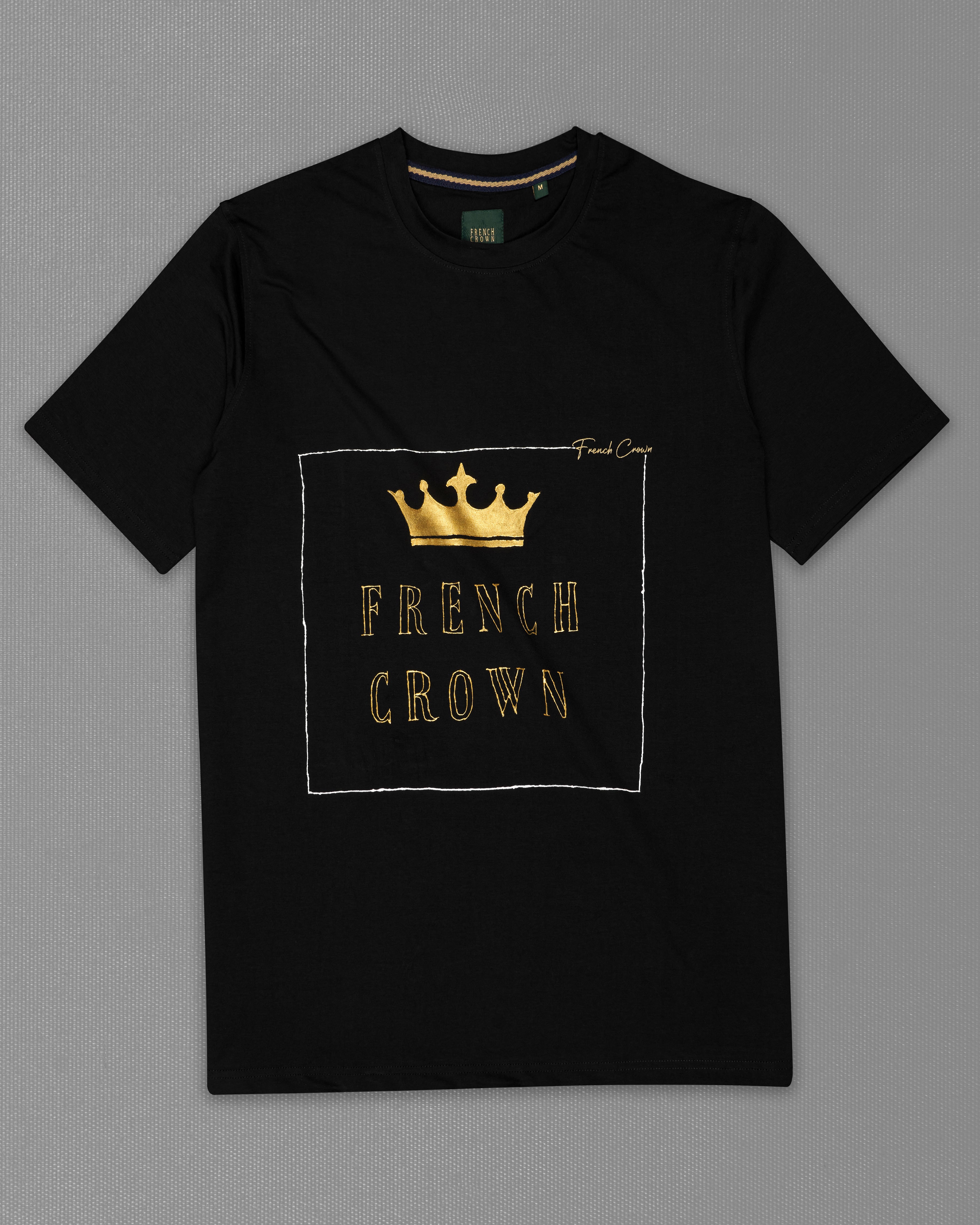 Jade Black Premium Cotton Signature T-shirt TS852-W01-ART-S, TS852-W01-ART-M, TS852-W01-ART-L, TS852-W01-ART-XL, TS852-W01-ART-XXL