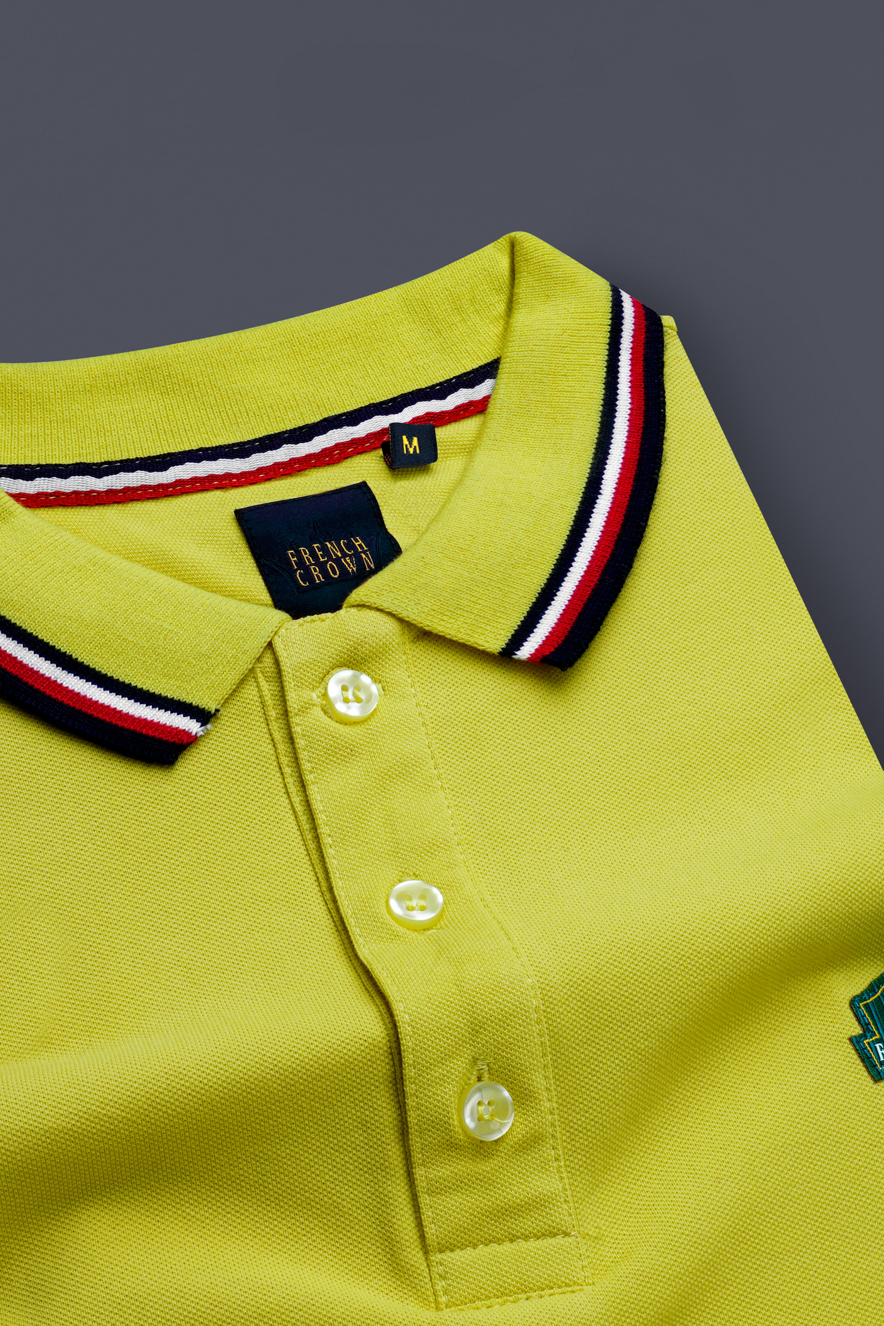Sahara Sand Yellow Premium Cotton Pique Polo