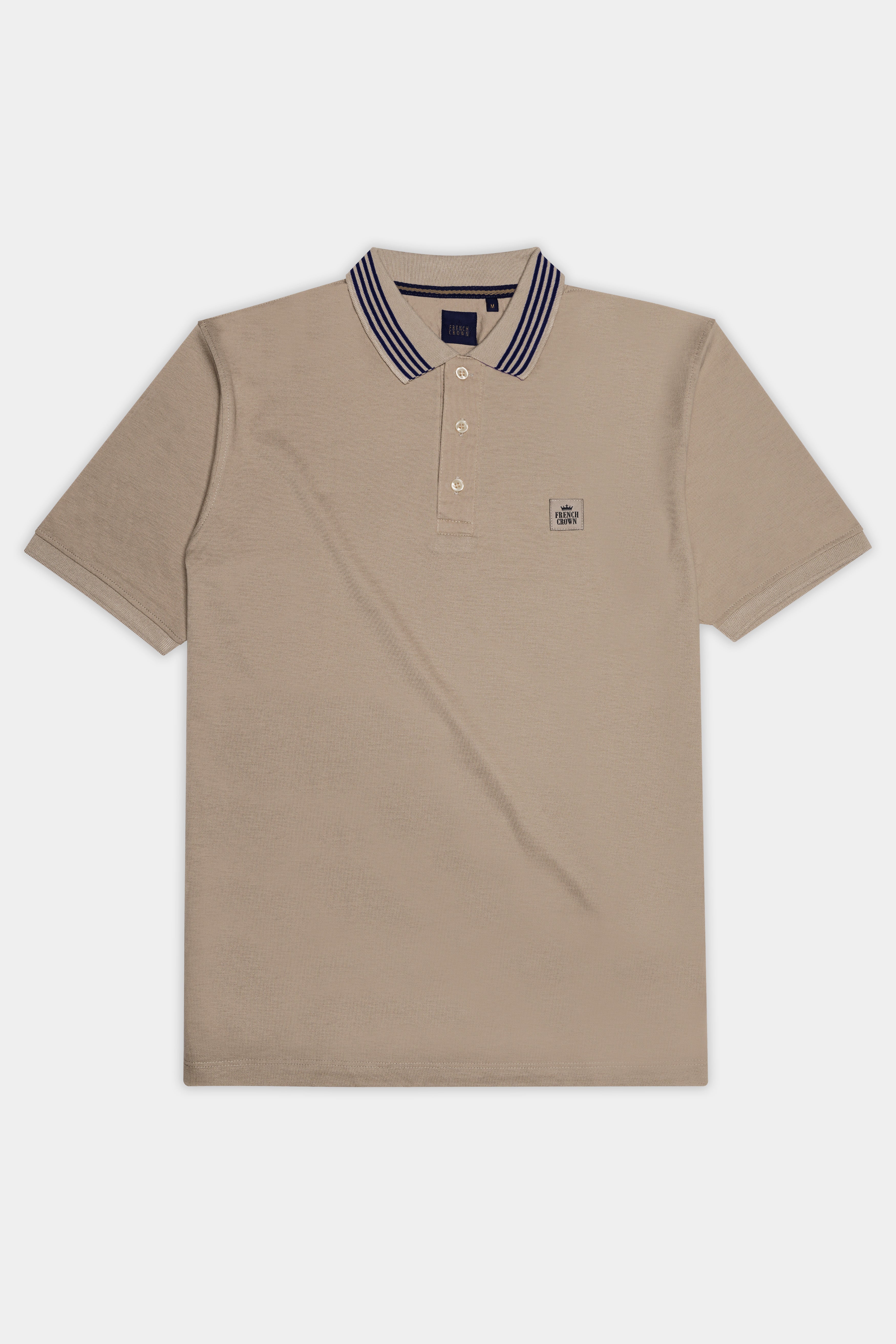 Regnaro-Emperor Brown Premium Cotton Pique Polo