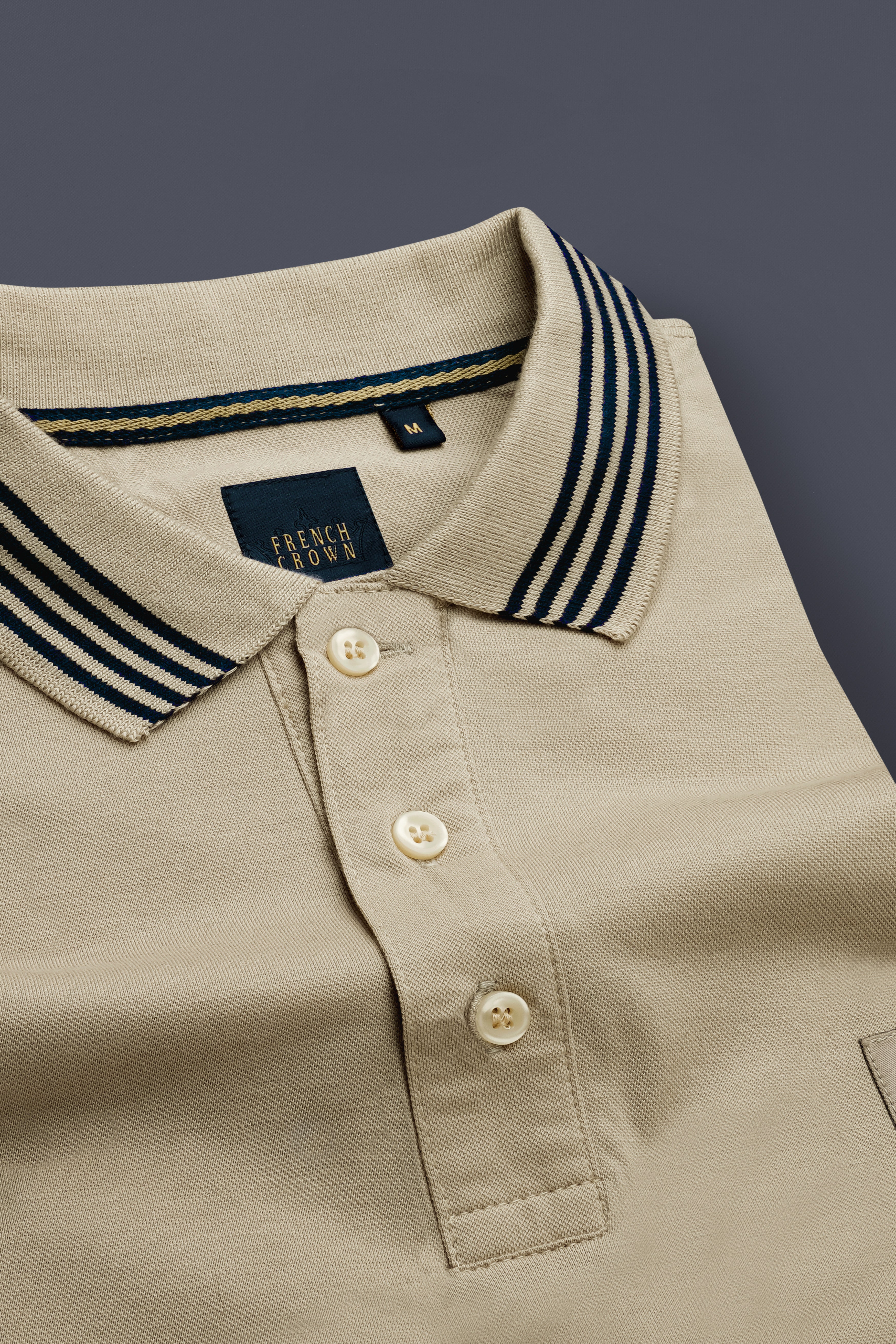 Regnaro-Emperor Brown Premium Cotton Pique Polo