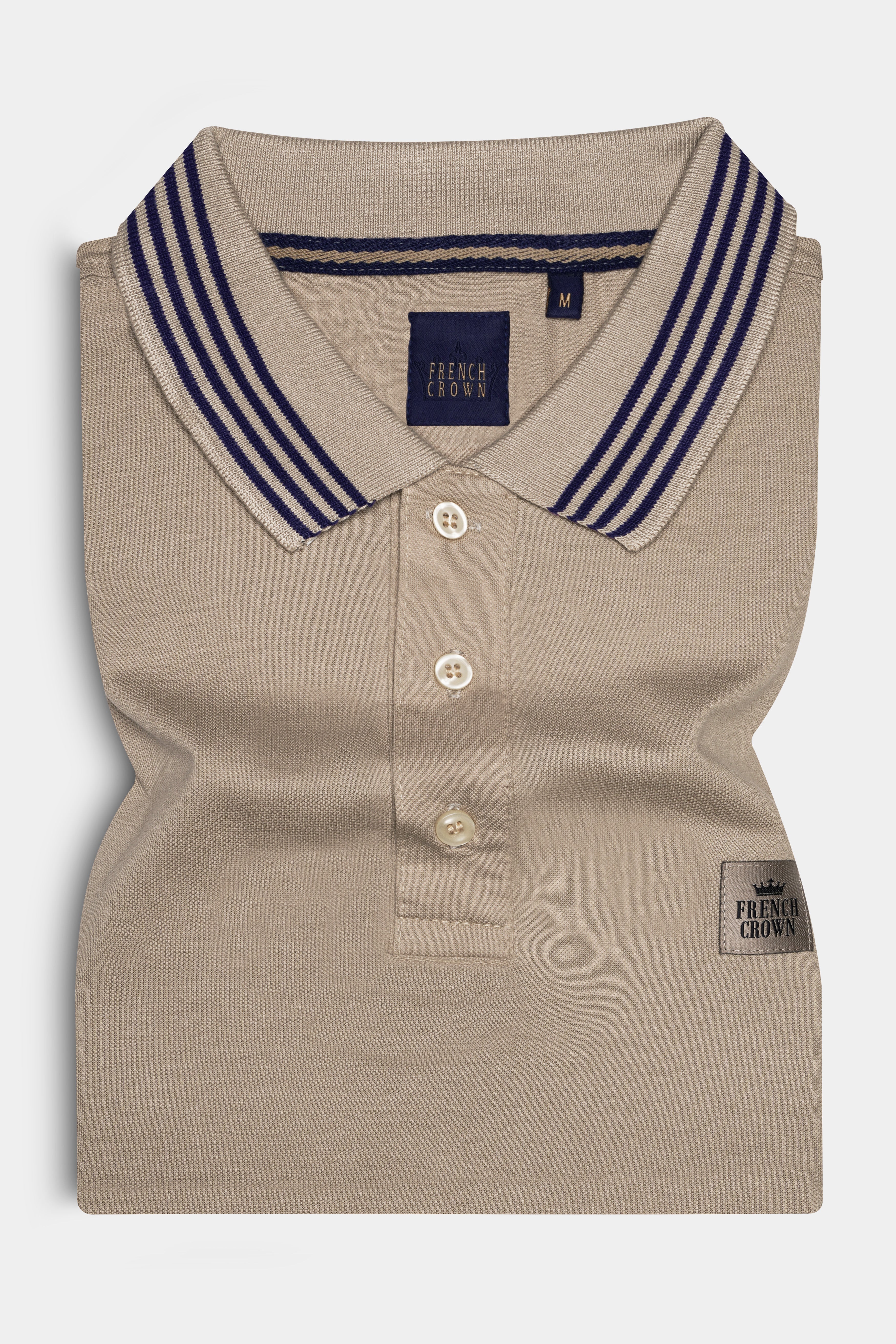 Regnaro-Emperor Brown Premium Cotton Pique Polo