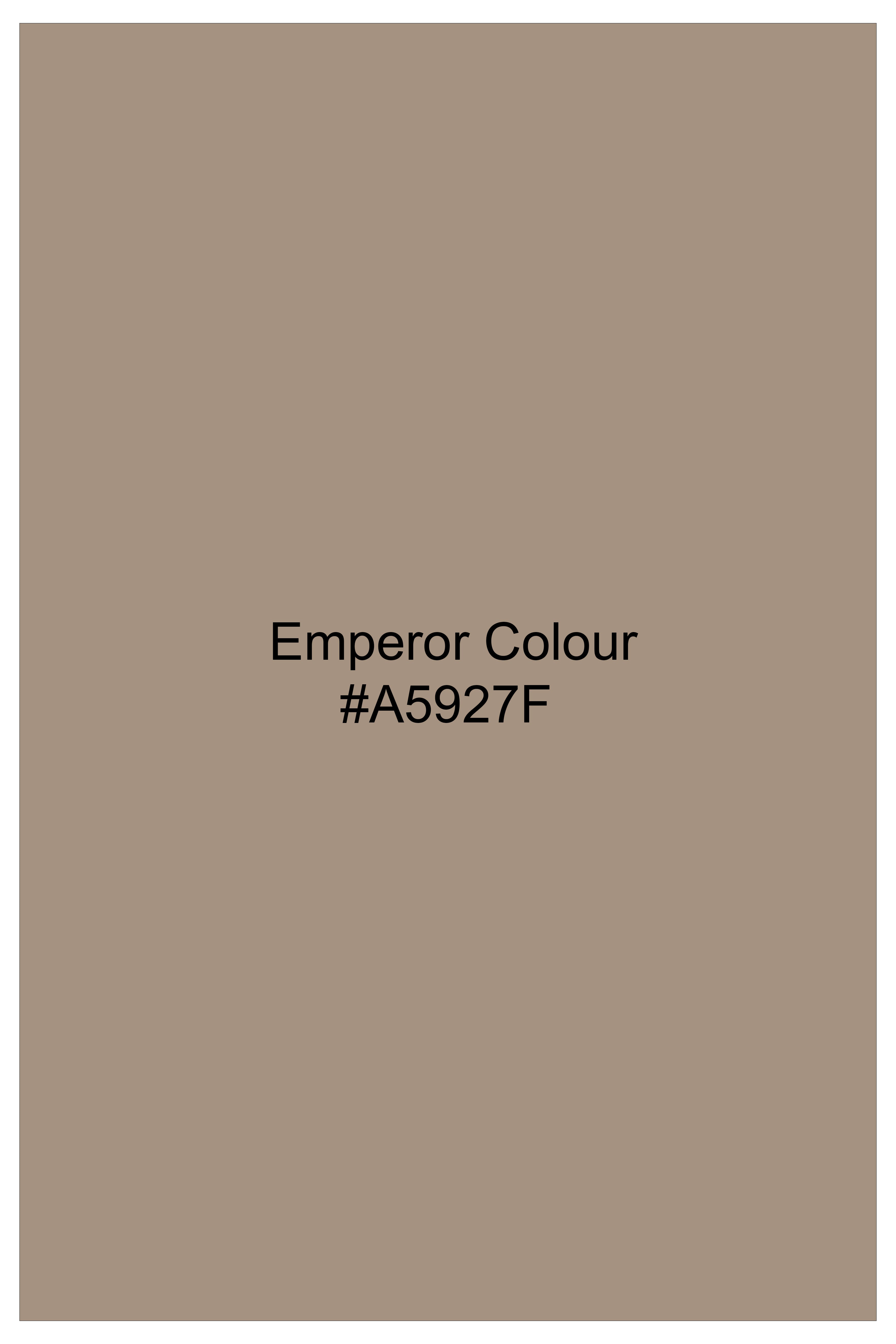 Regnaro-Emperor Brown Premium Cotton Pique Polo