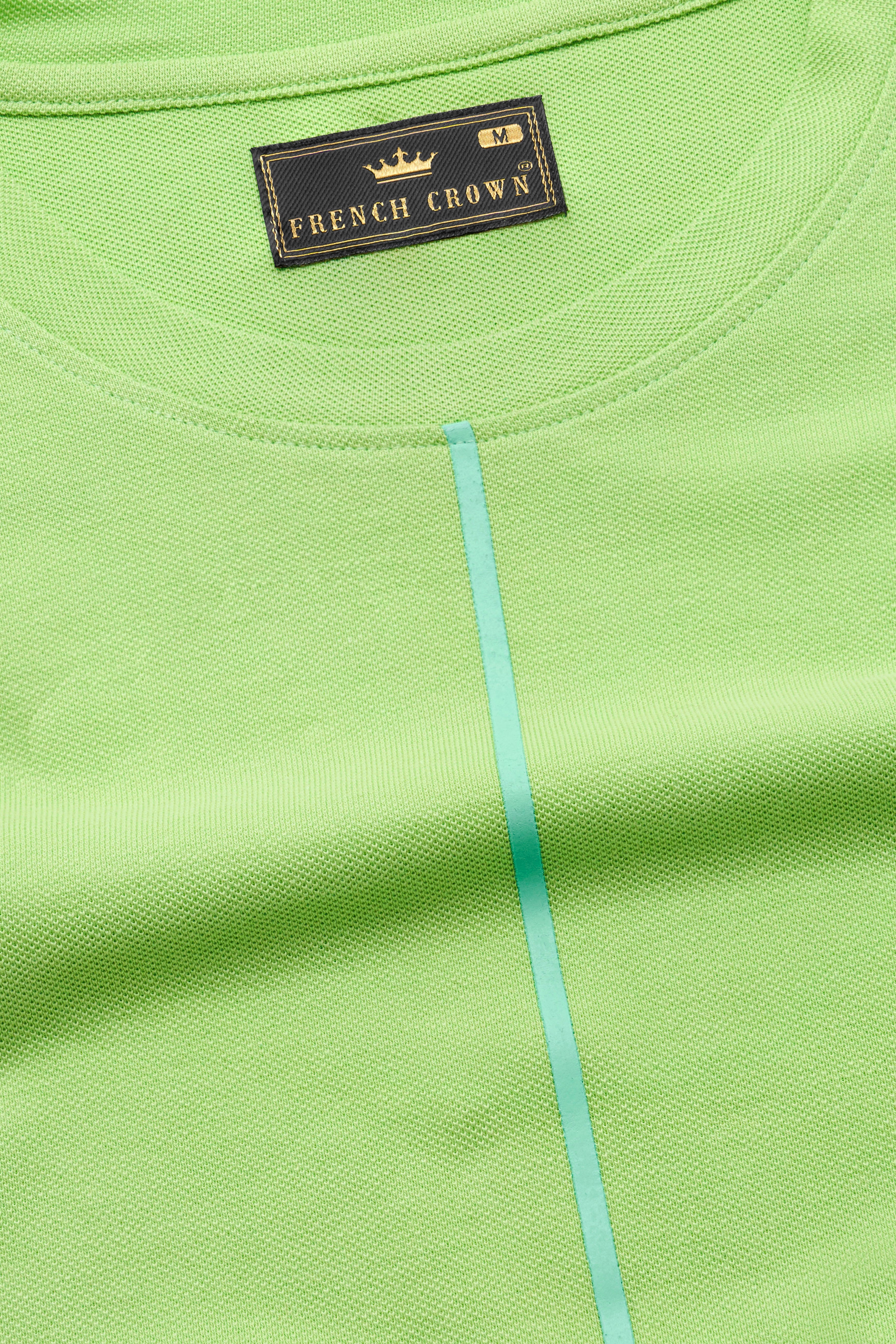 Pistachio Green Premium Cotton Pique T-shirt TS947-S, TS947-M, TS947-L, TS947-XL, TS947-XXL