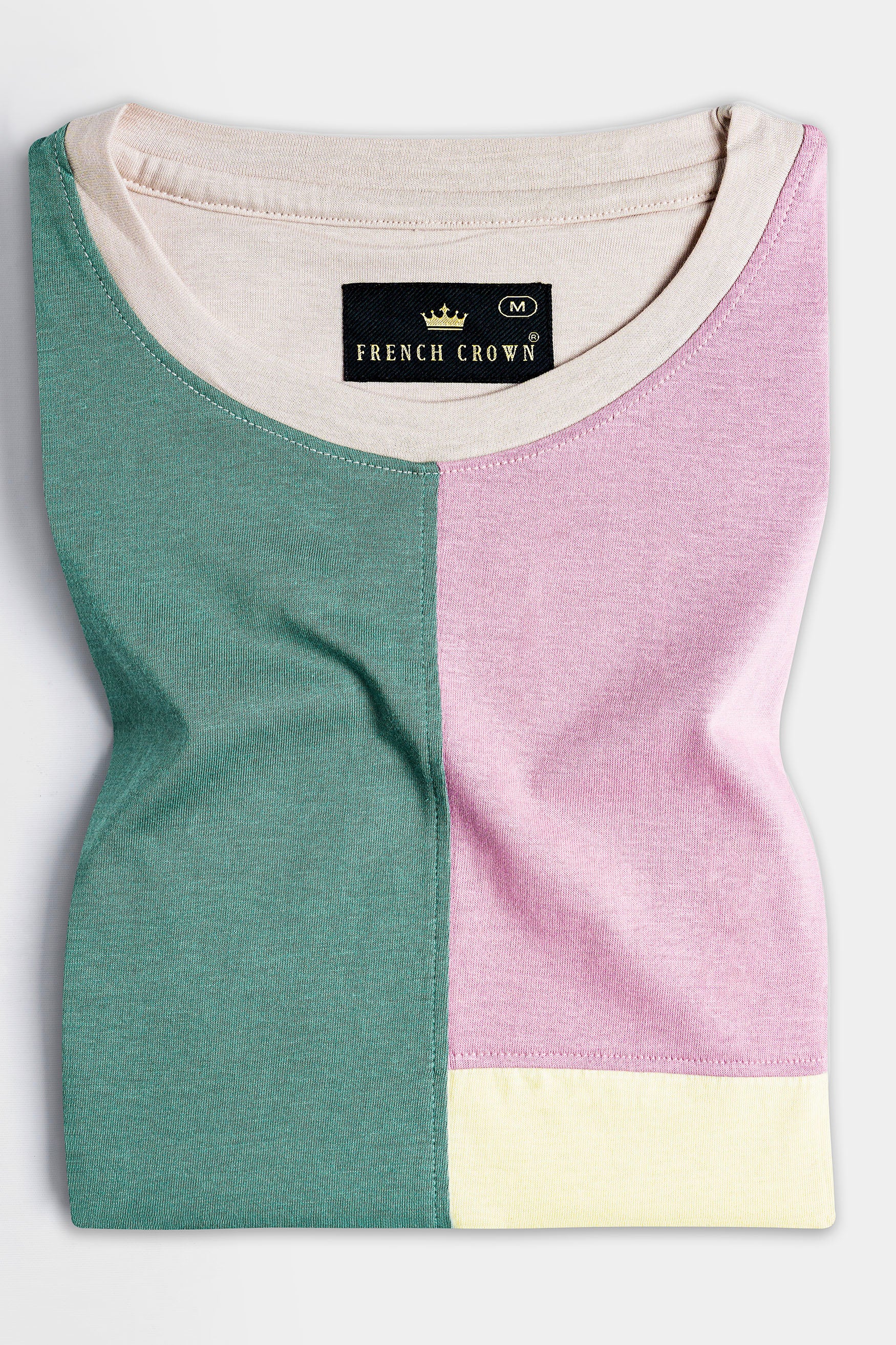 Carousel cream With Patina Green Multicolor Premium Cotton T shirt TS981-S, TS981-M, TS981-L, TS981-XL, TS981-XXL