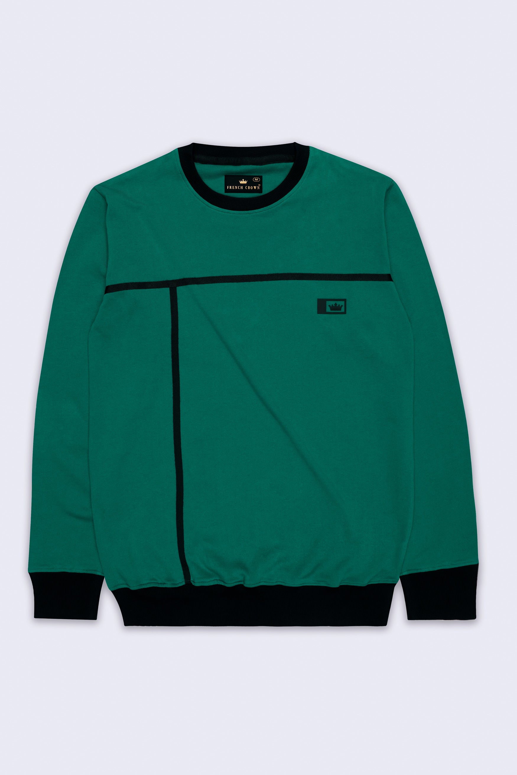 Sherpa Green Premium Cotton Sweatshirt