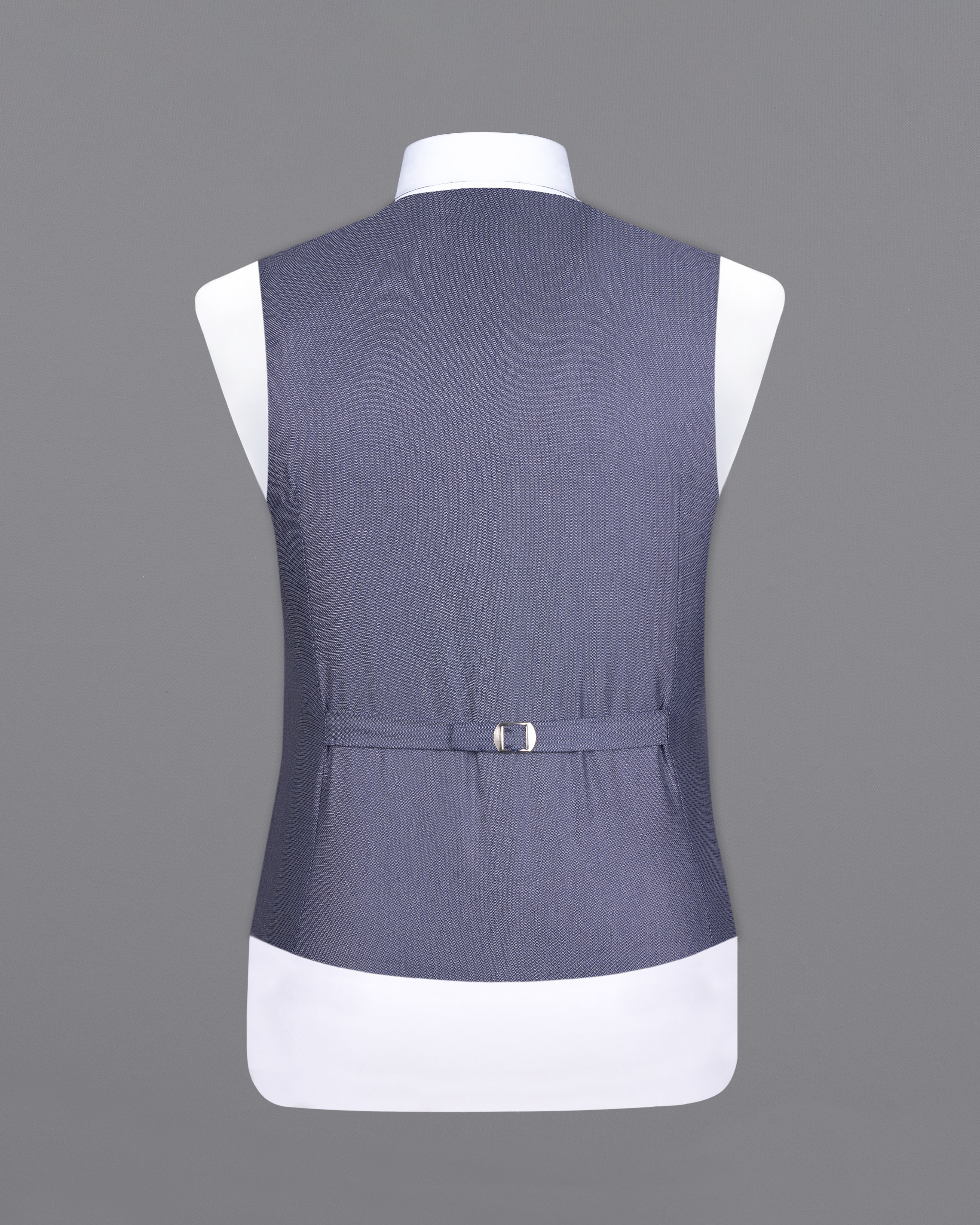 Dolphin Blue Textured Waistcoat V2613-36, V2613-38, V2613-40, V2613-42, V2613-44, V2613-46, V2613-48, V2613-50, V2613-52, V2613-54, V2613-56, V2613-58, V2613-60