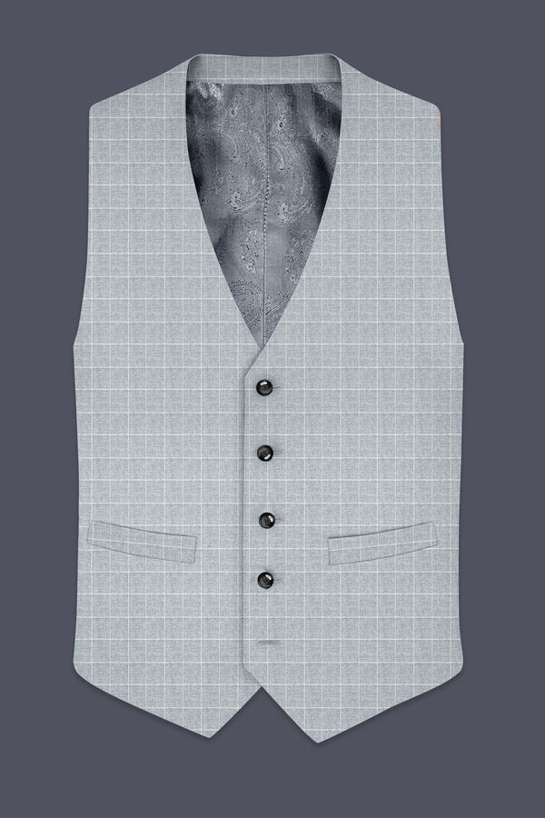 Hurricane Gray Plaid Waistcoat