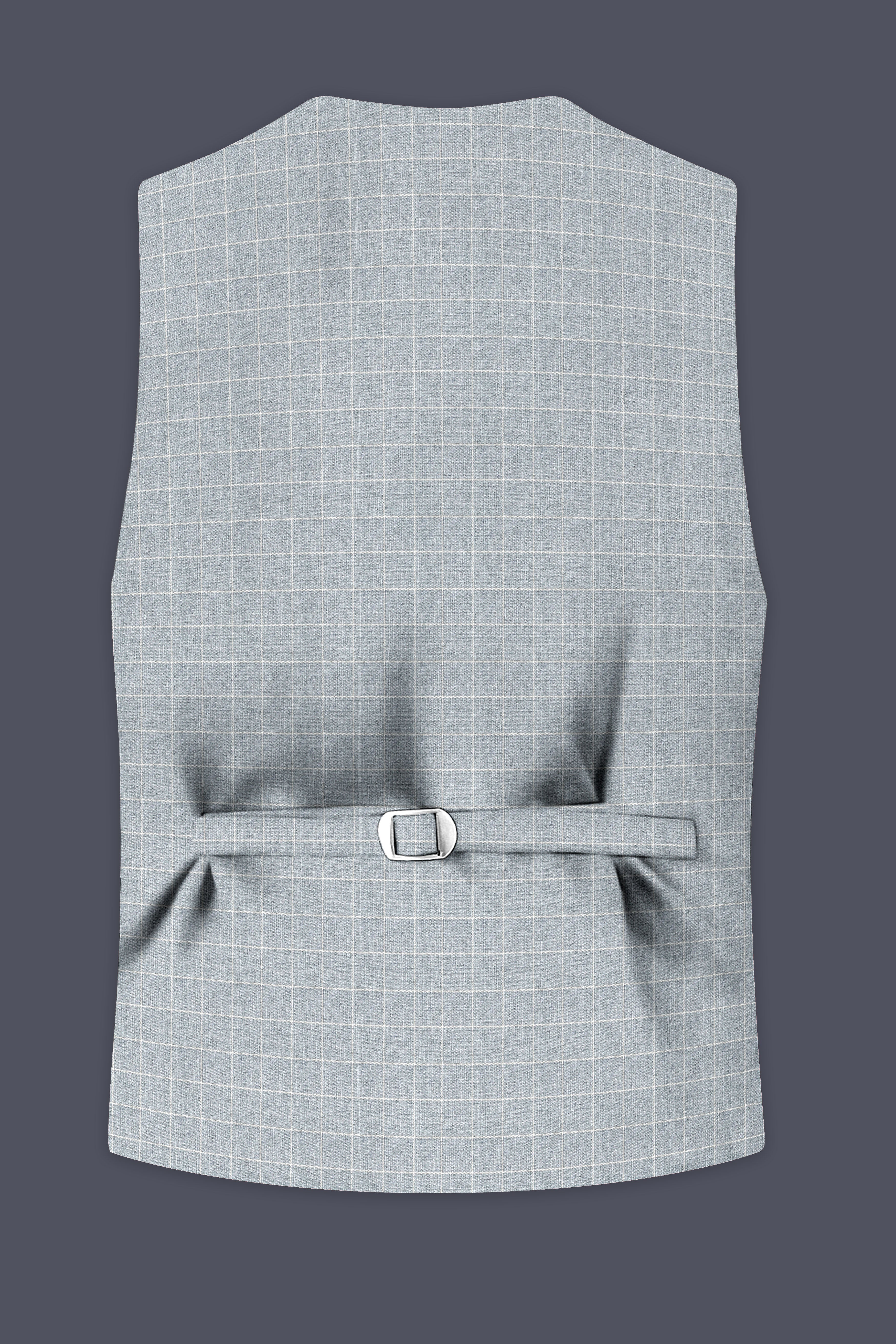 Hurricane Gray Plaid Waistcoat
