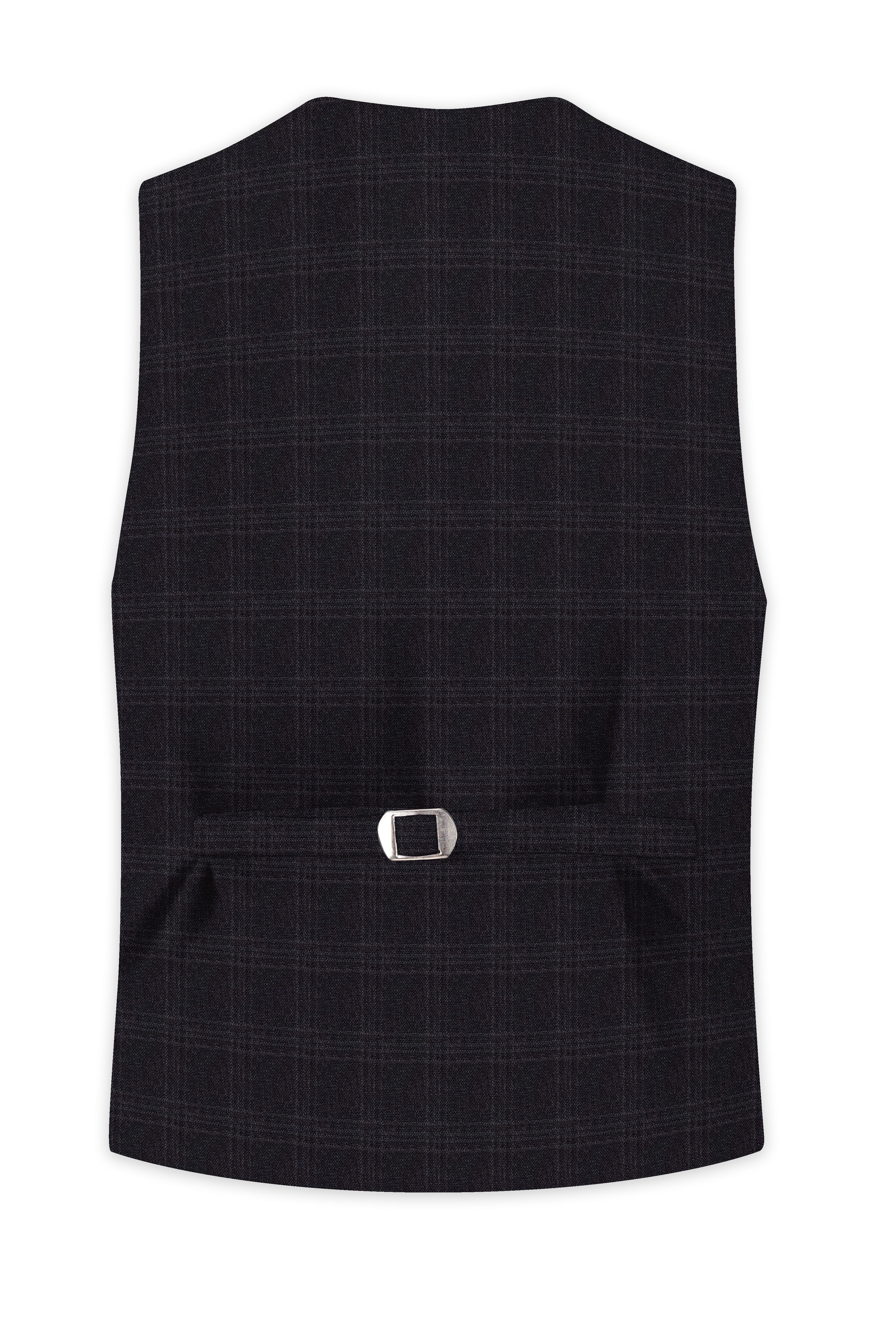 Tuatara Gray Plaid Waistcoat