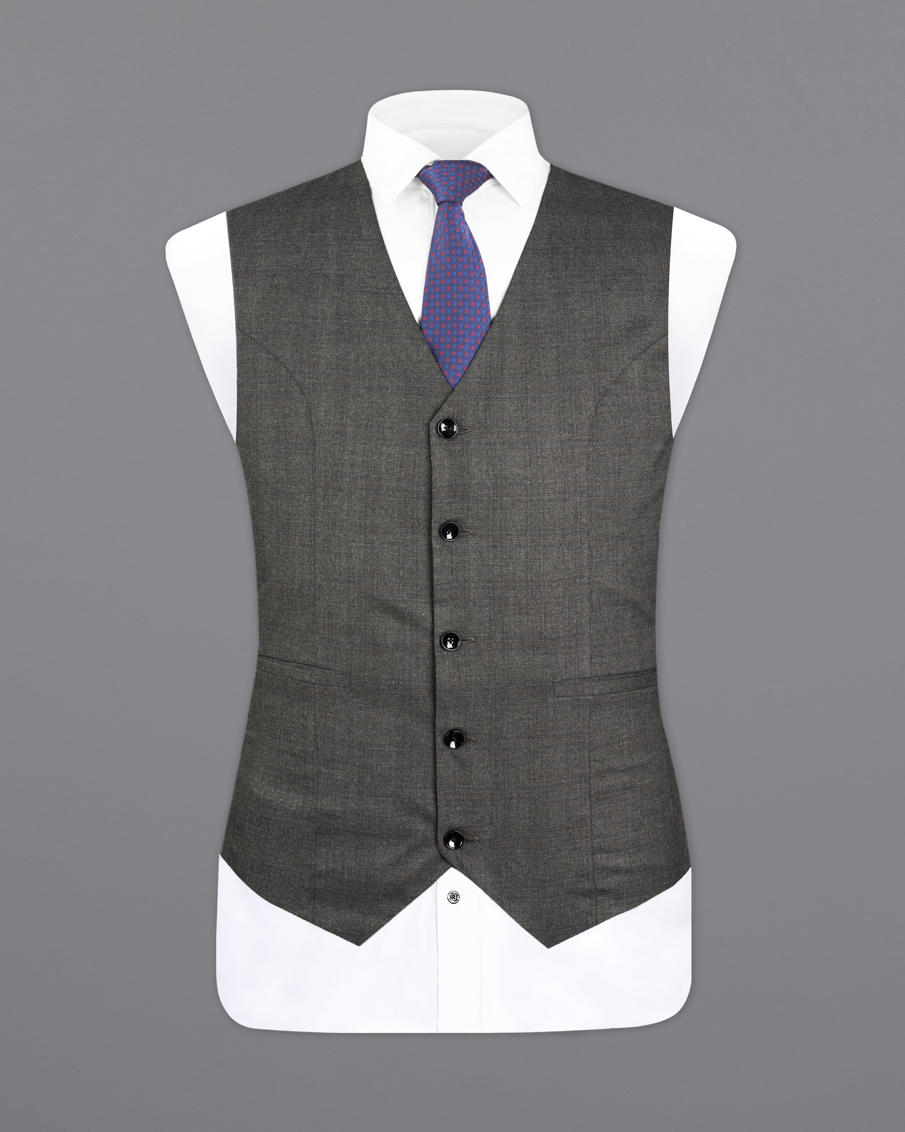 Iridium Dark Gray Waistcoat V2698-36, V2698-38, V2698-40, V2698-42, V2698-44, V2698-46, V2698-48, V2698-50, V2698-52, V2698-54, V2698-56, V2698-58, V2698-60