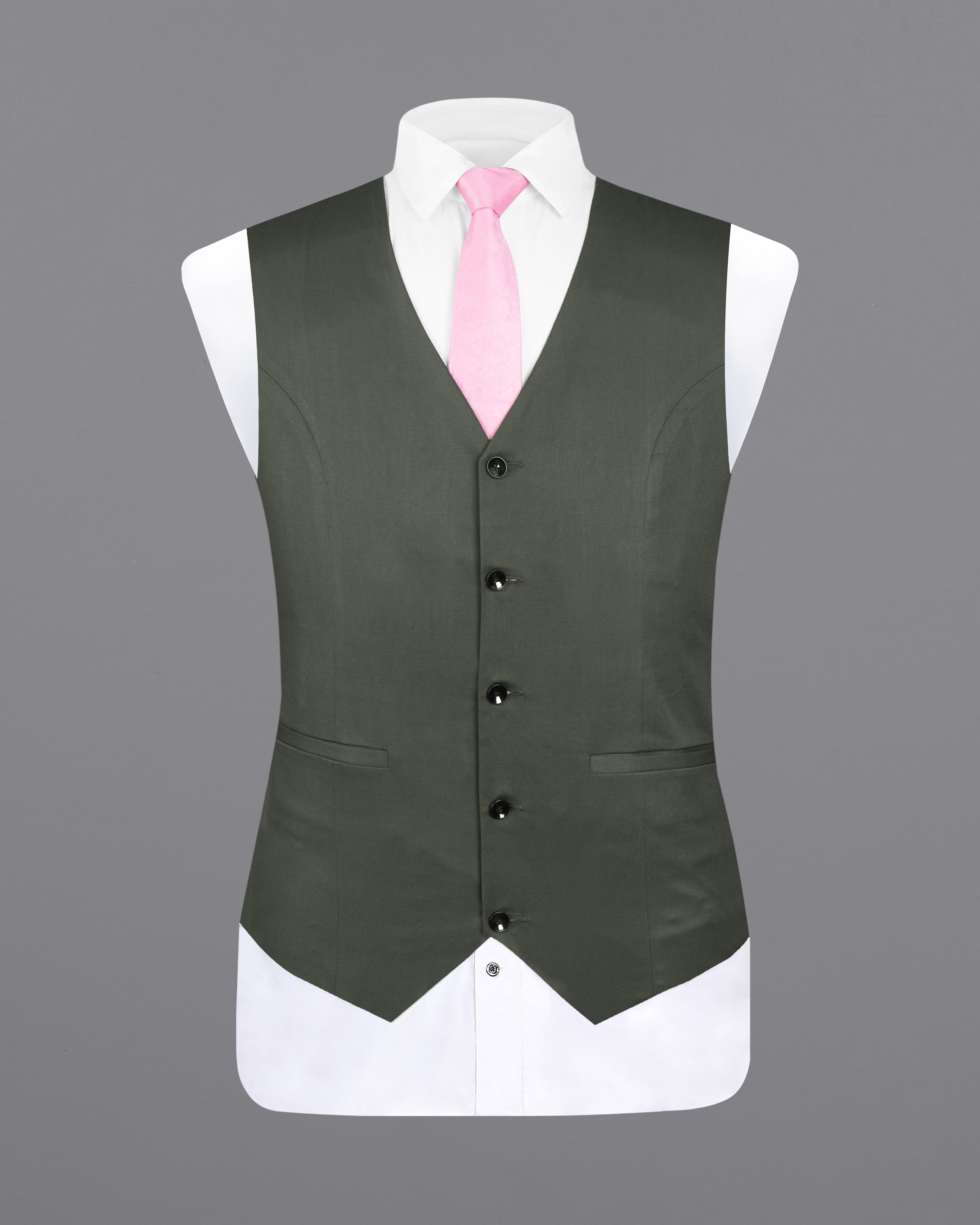 Iridium Green Waistcoat V2707-36, V2707-38, V2707-40, V2707-42, V2707-44, V2707-46, V2707-48, V2707-50, V2707-52, V2707-54, V2707-56, V2707-58, V2707-60