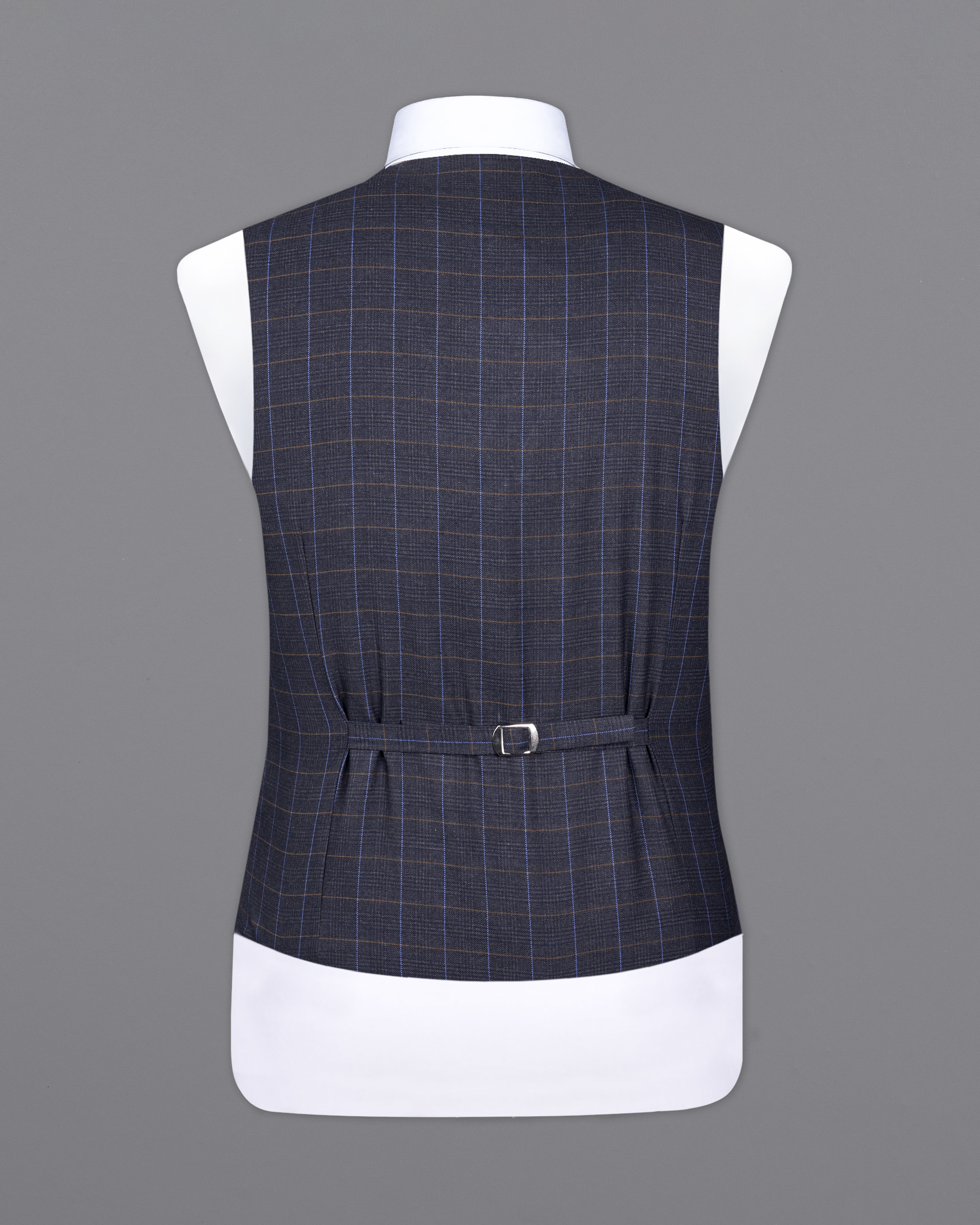Iridium Violet Windowpane Waistcoat V2709-36, V2709-38, V2709-40, V2709-42, V2709-44, V2709-46, V2709-48, V2709-50, V2709-52, V2709-54, V2709-56, V2709-58, V2709-60