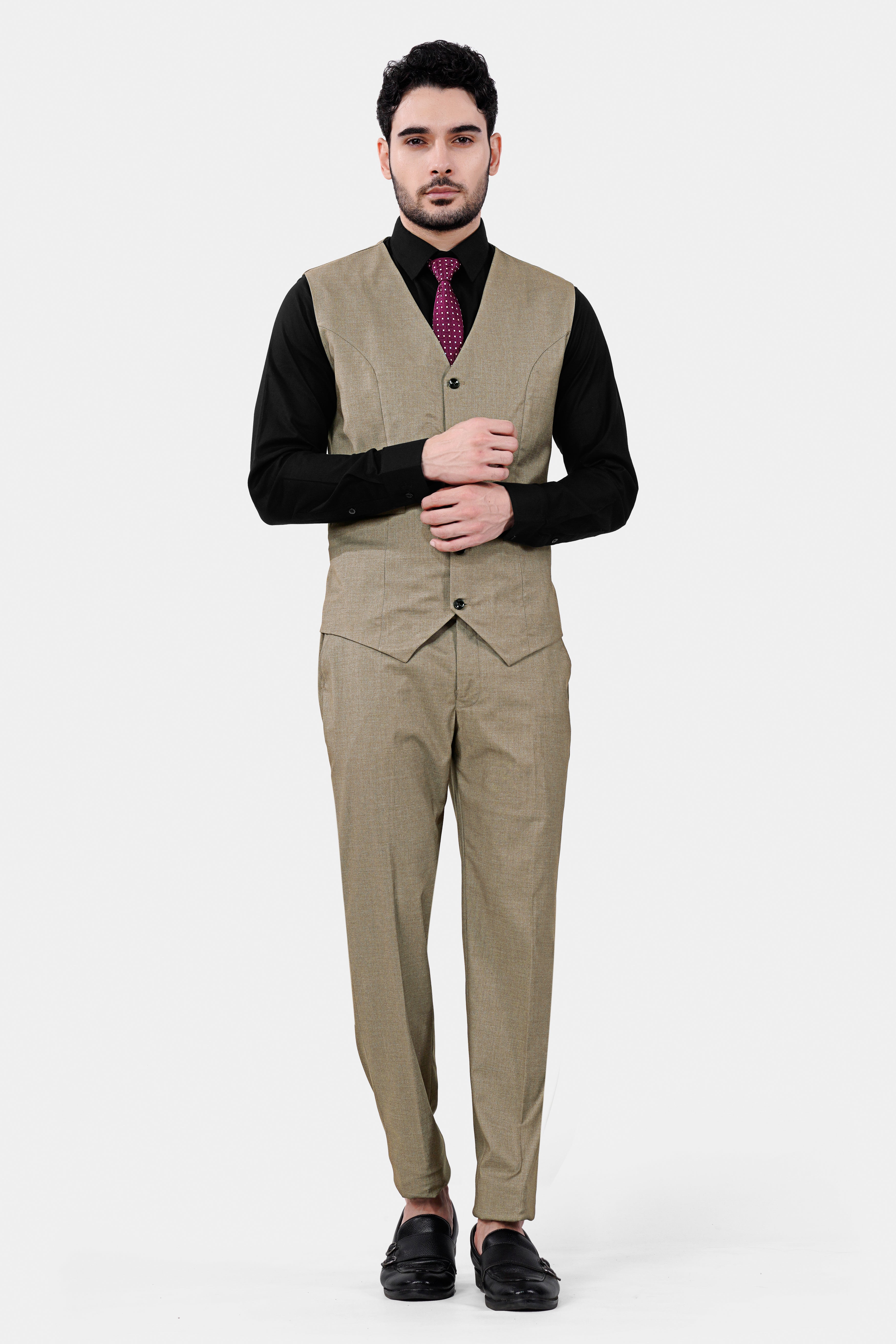 Stonewall Brown Wool Rich Waistcoat V3044-36, V3044-38, V3044-40, V3044-42, V3044-44, V3044-46, V3044-48, V3044-50, V3044-44, V3044-54, V3044-56, V3044-58, V3044-60