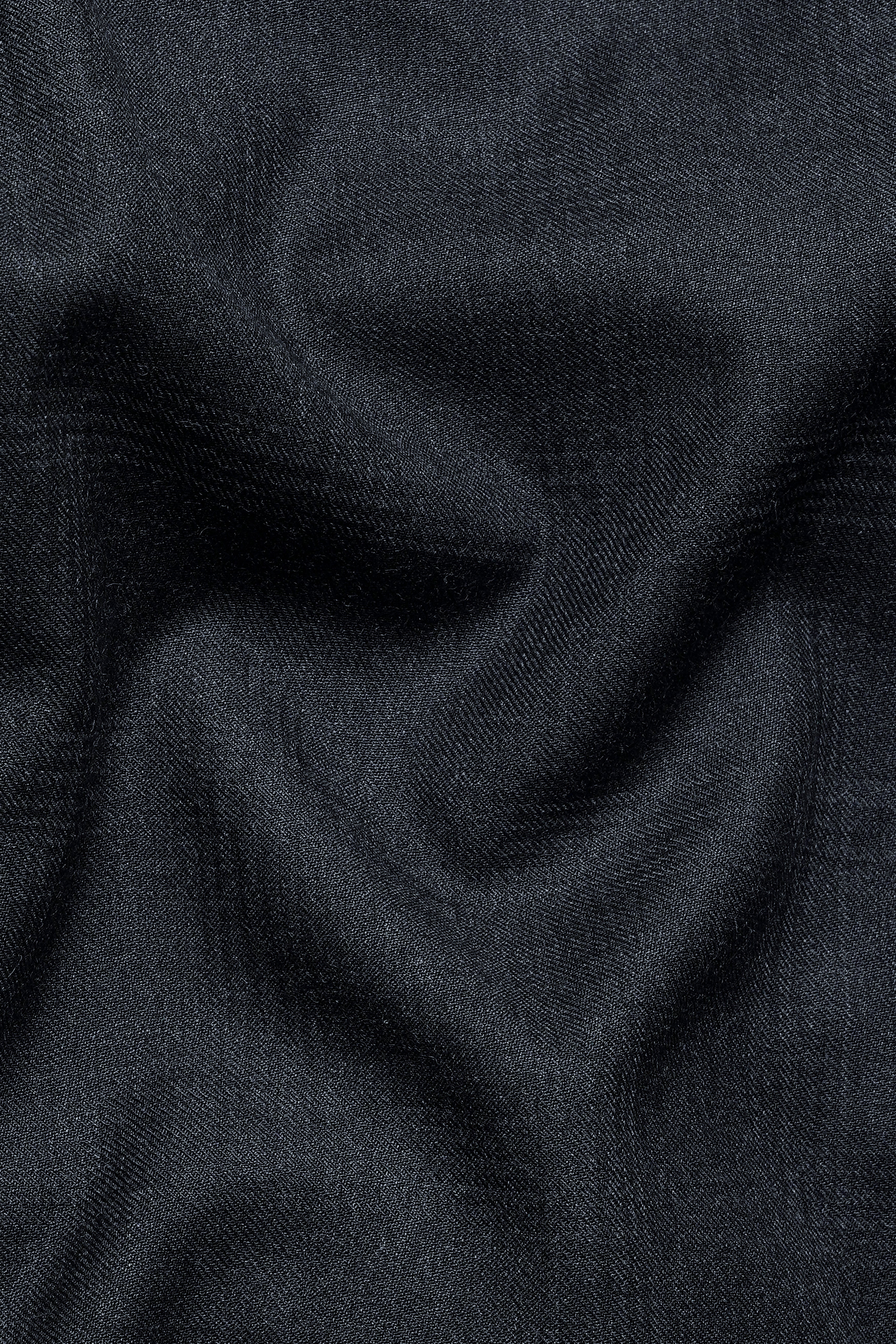 Thunder Gray Checkered Wool Rich Waistcoat