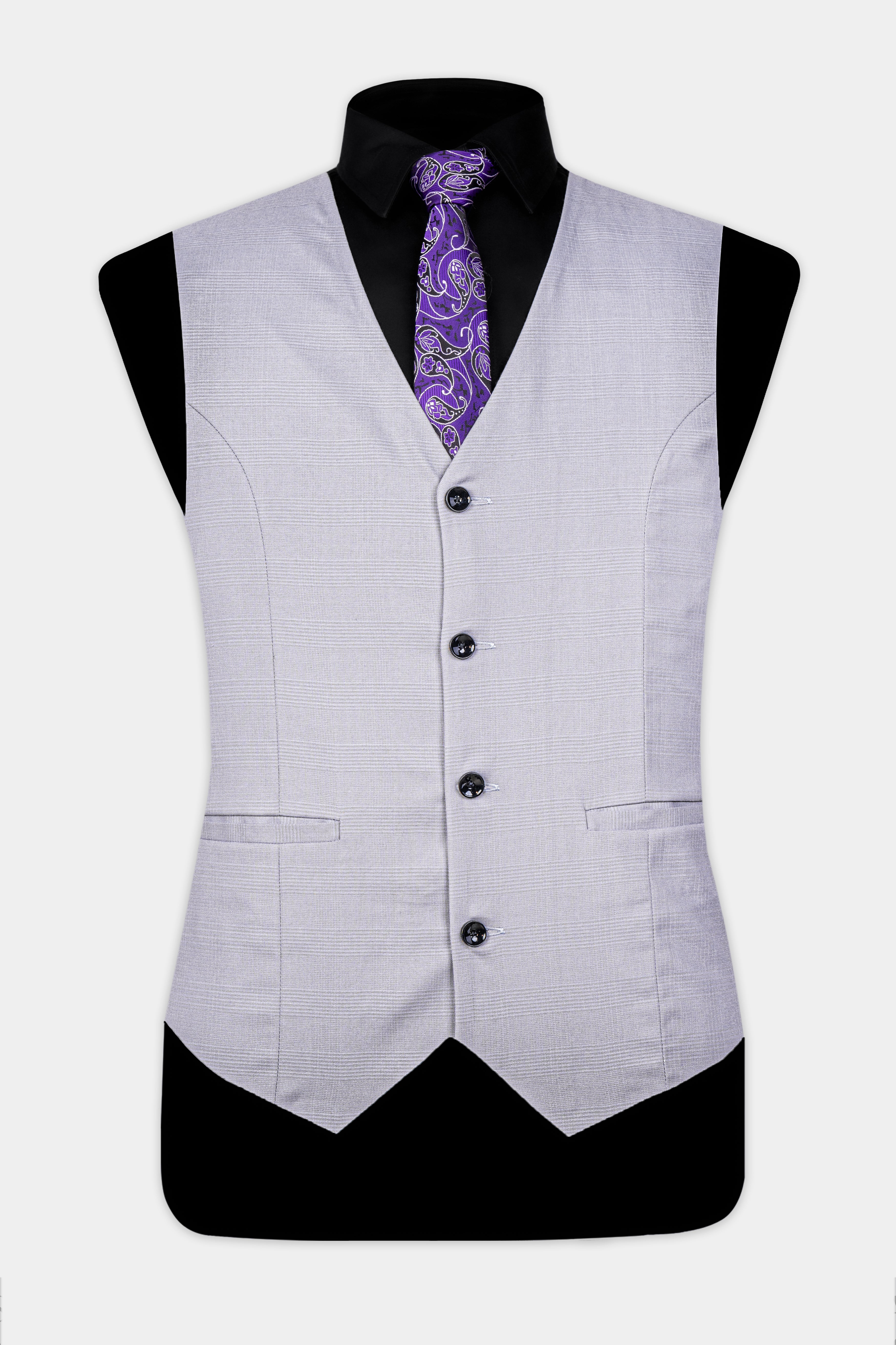 Seed Gray Wool Rich Waistcoat