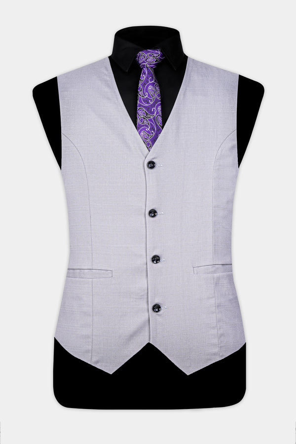 Seed Gray Wool Rich Waistcoat