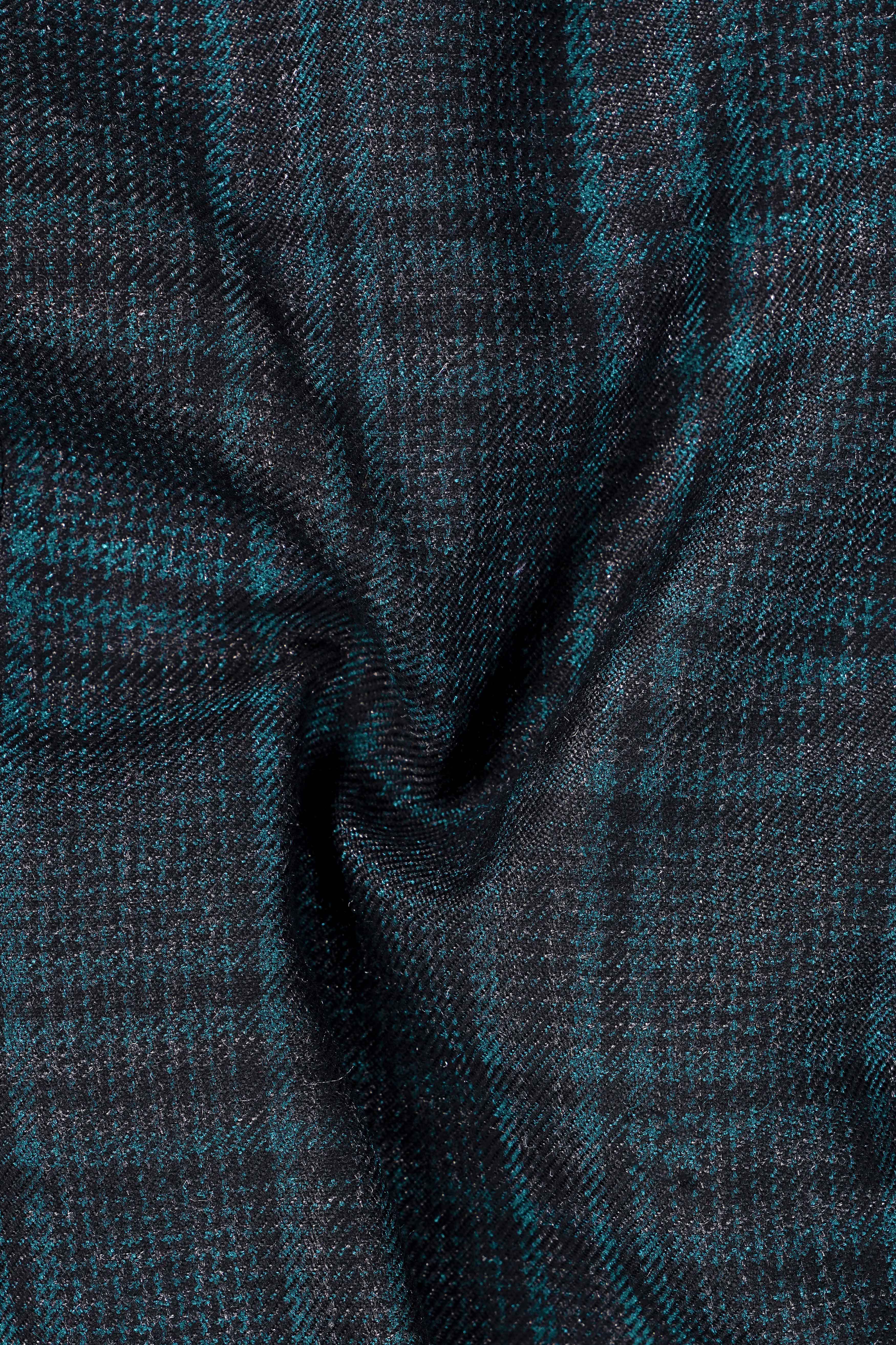 Royale-Cyprus Blue Plaid Tweed Waistcoat