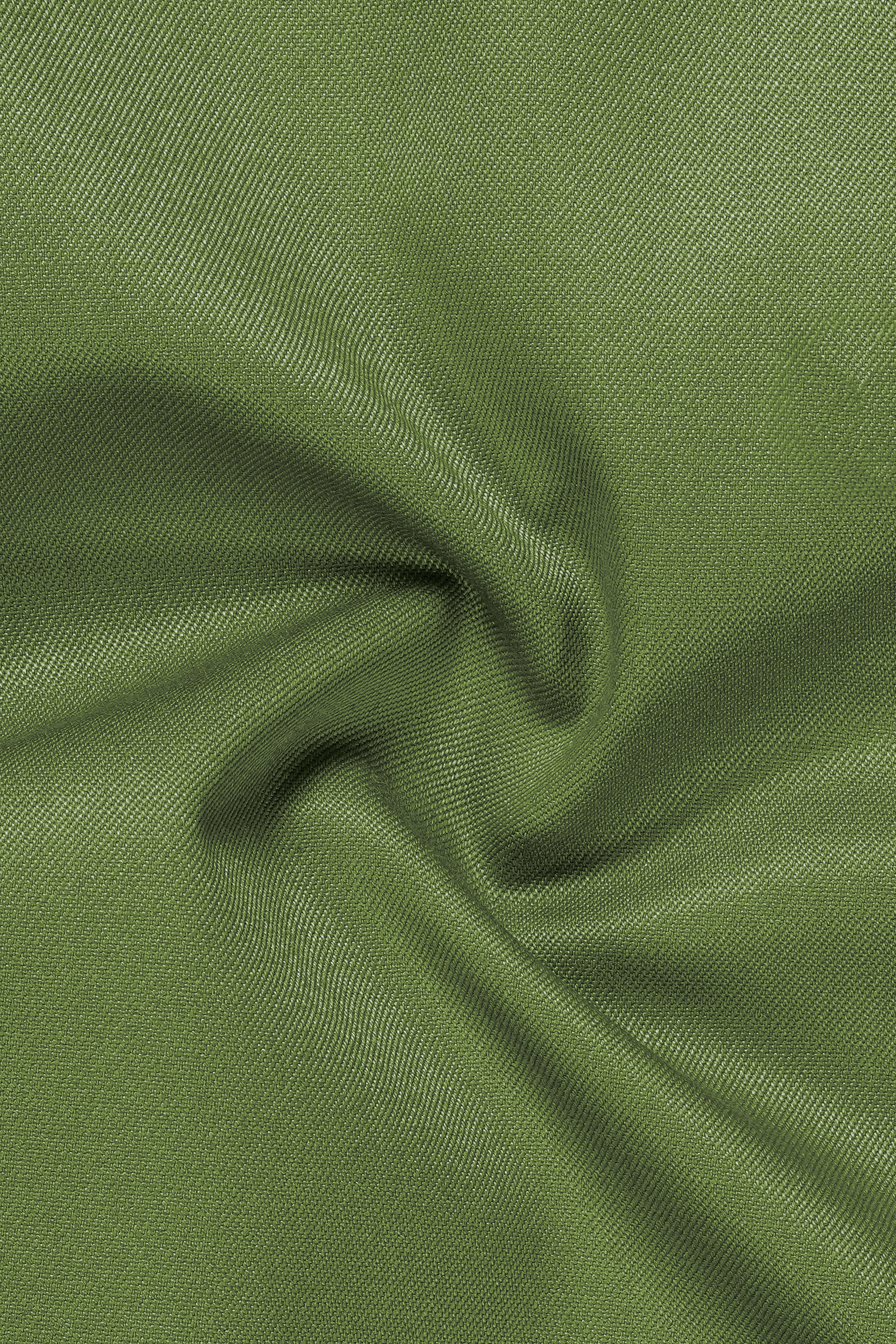 Sage Regal-Dingley Green Solid Wool Rich Slight Stretch Waistcoat