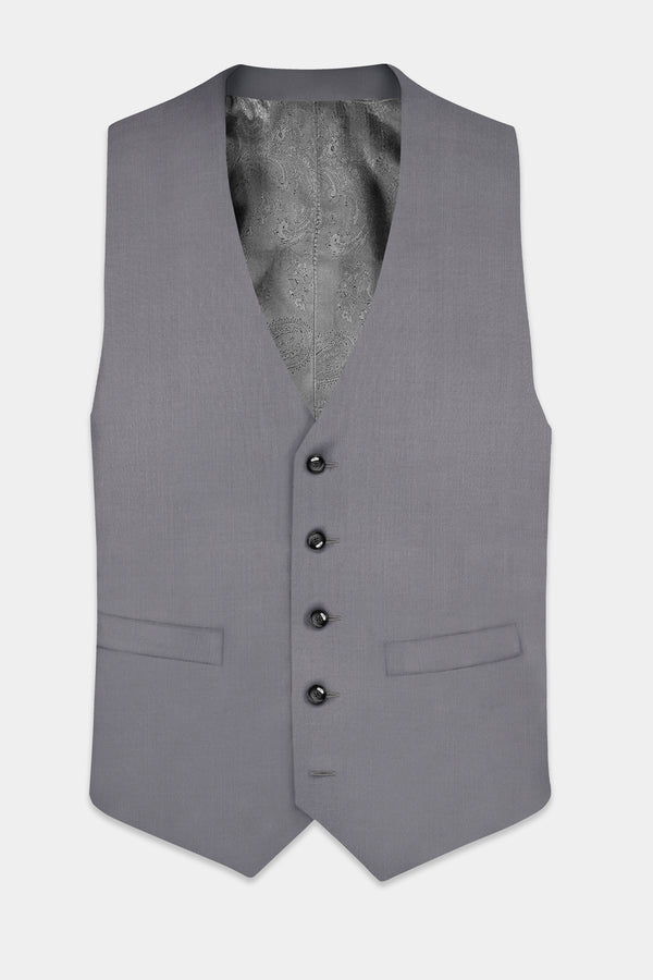 Dorian-Friar Gray Solid Wool Rich Stretchable Waistcoat