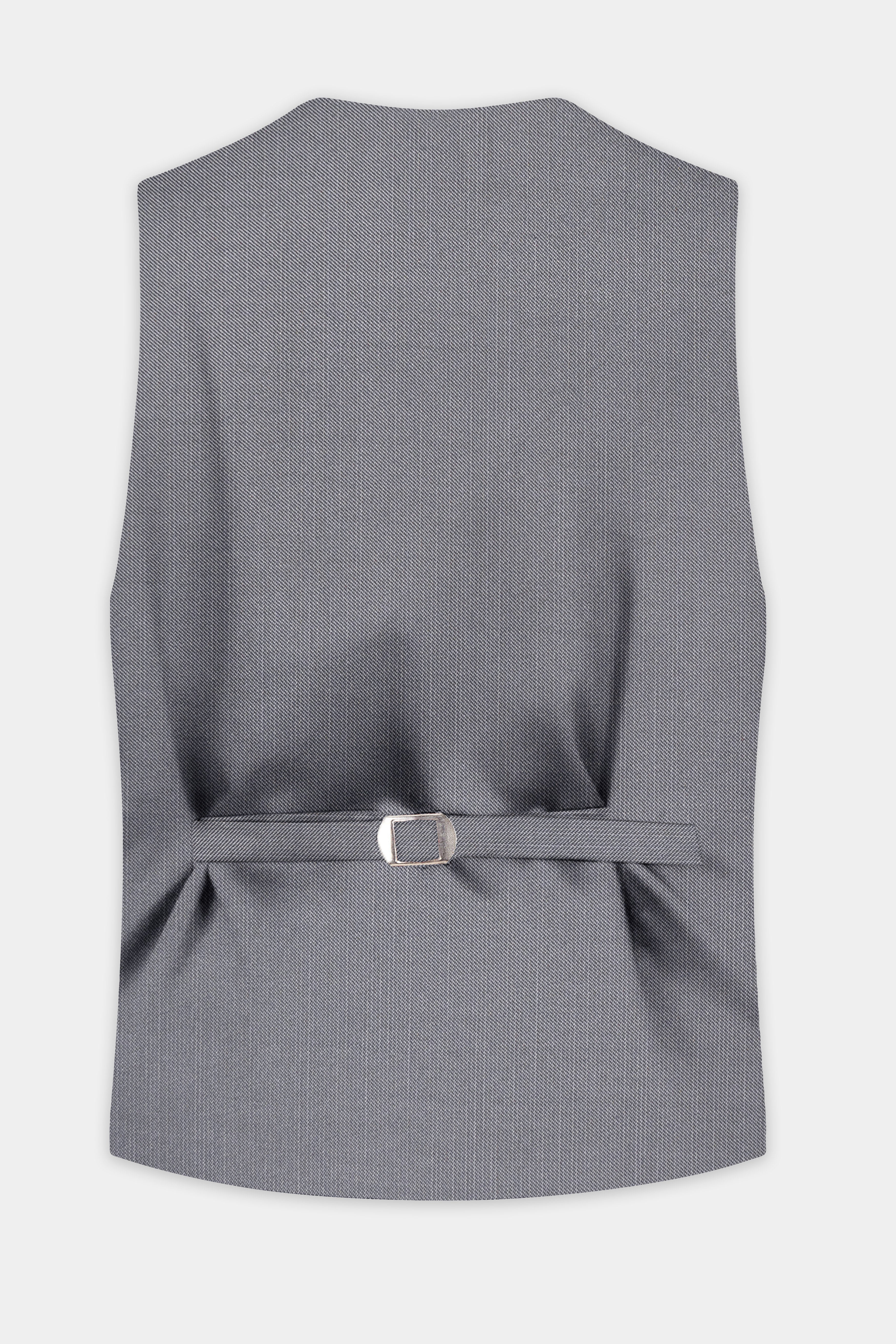 Dorian-Friar Gray Solid Wool Rich Slight Stretch Waistcoat