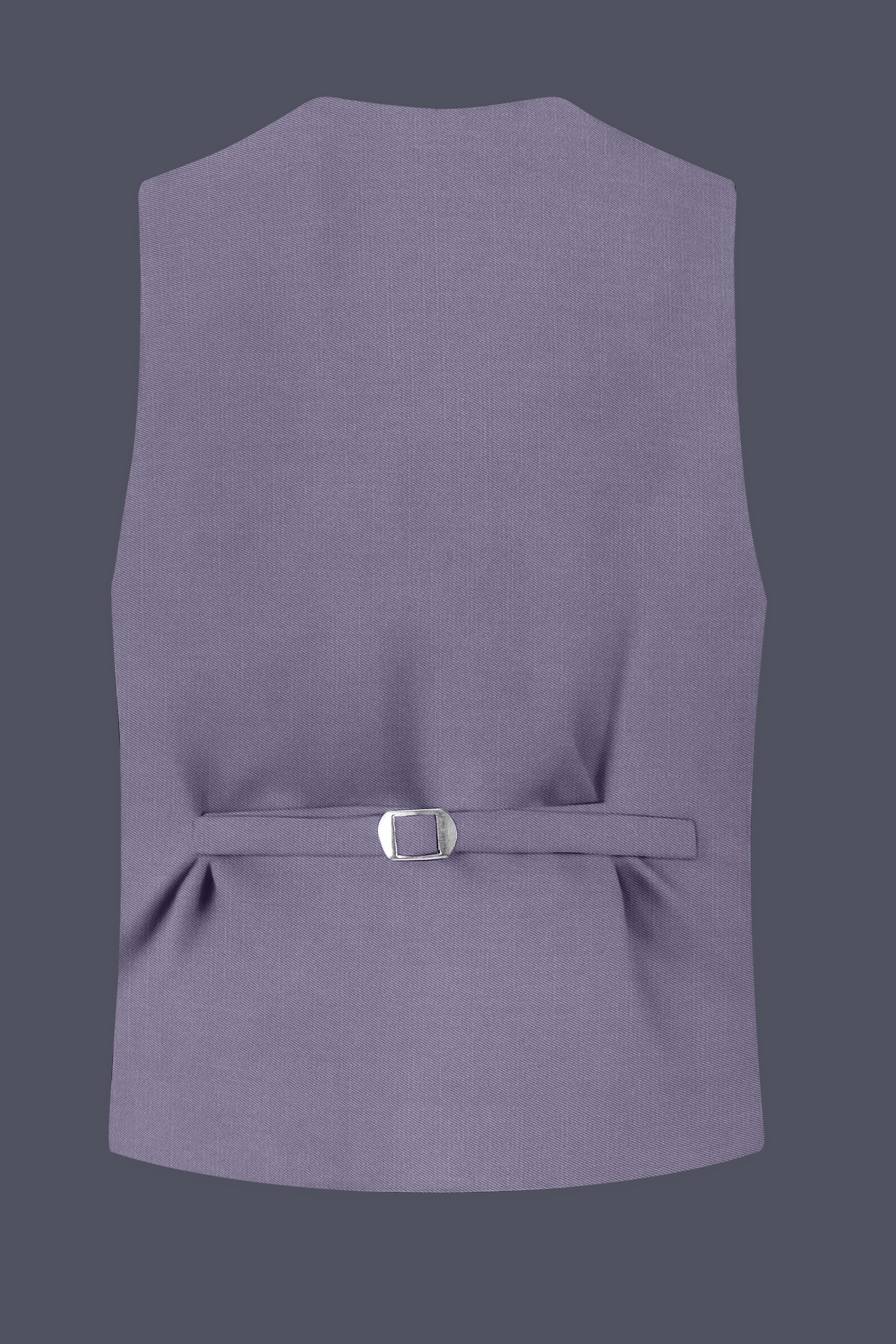 Roylen-Mountbatten Purple Wool Rich Slight Stretch Waistcoat