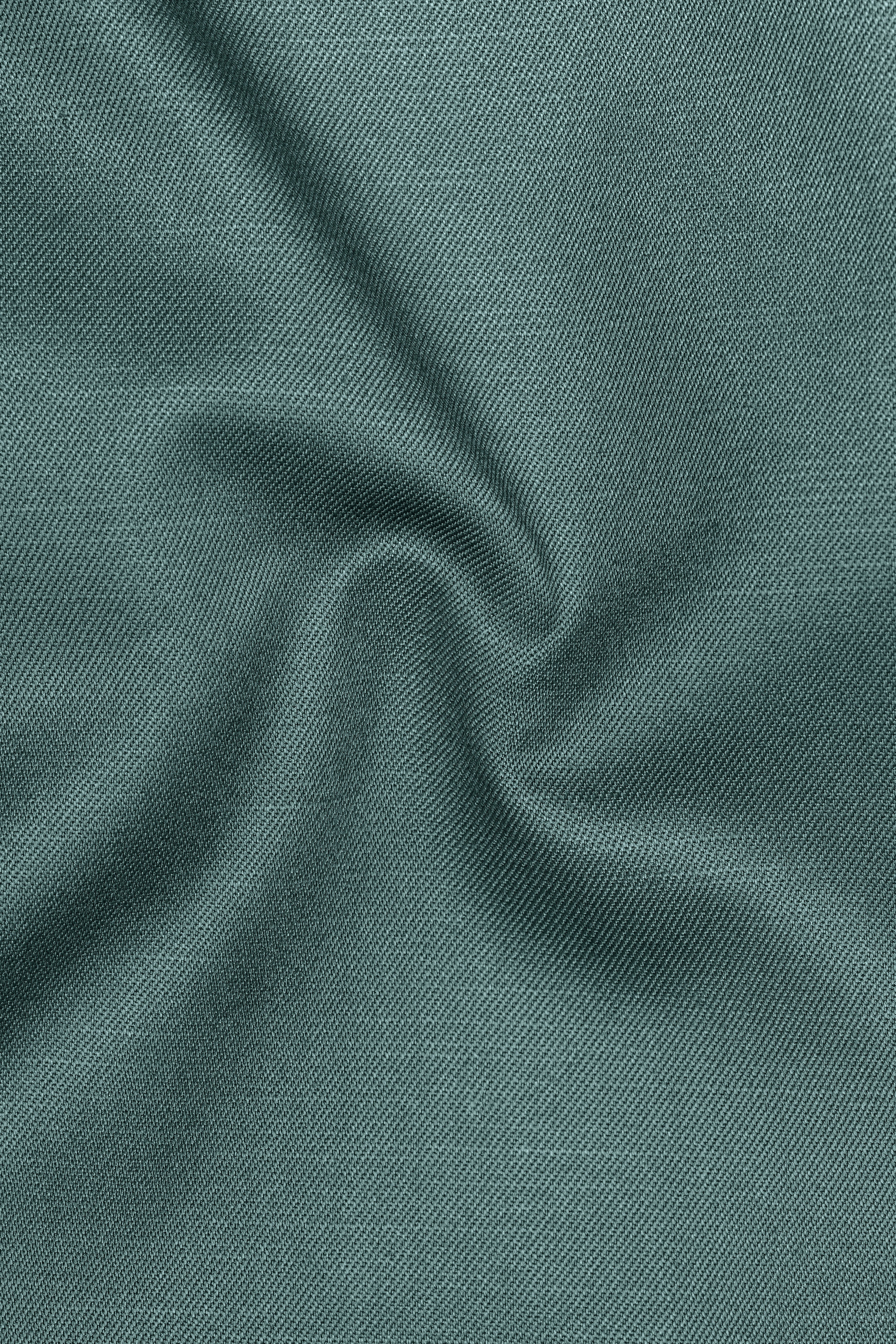 Travliam-William Green Wool Rich Slight Stretch Waistcoat