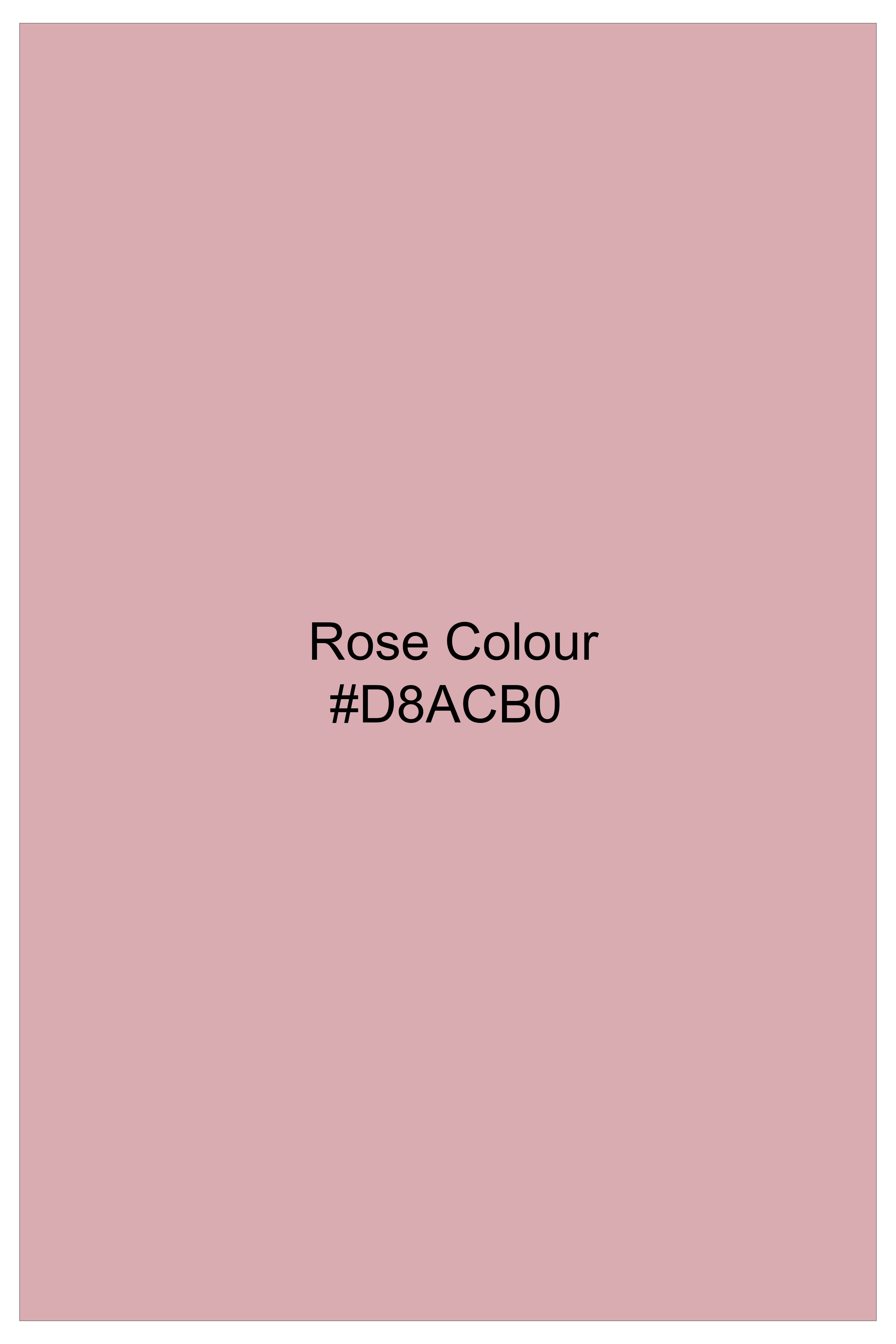 Aurerosa-Rose Pink Wool Rich Waistcoat