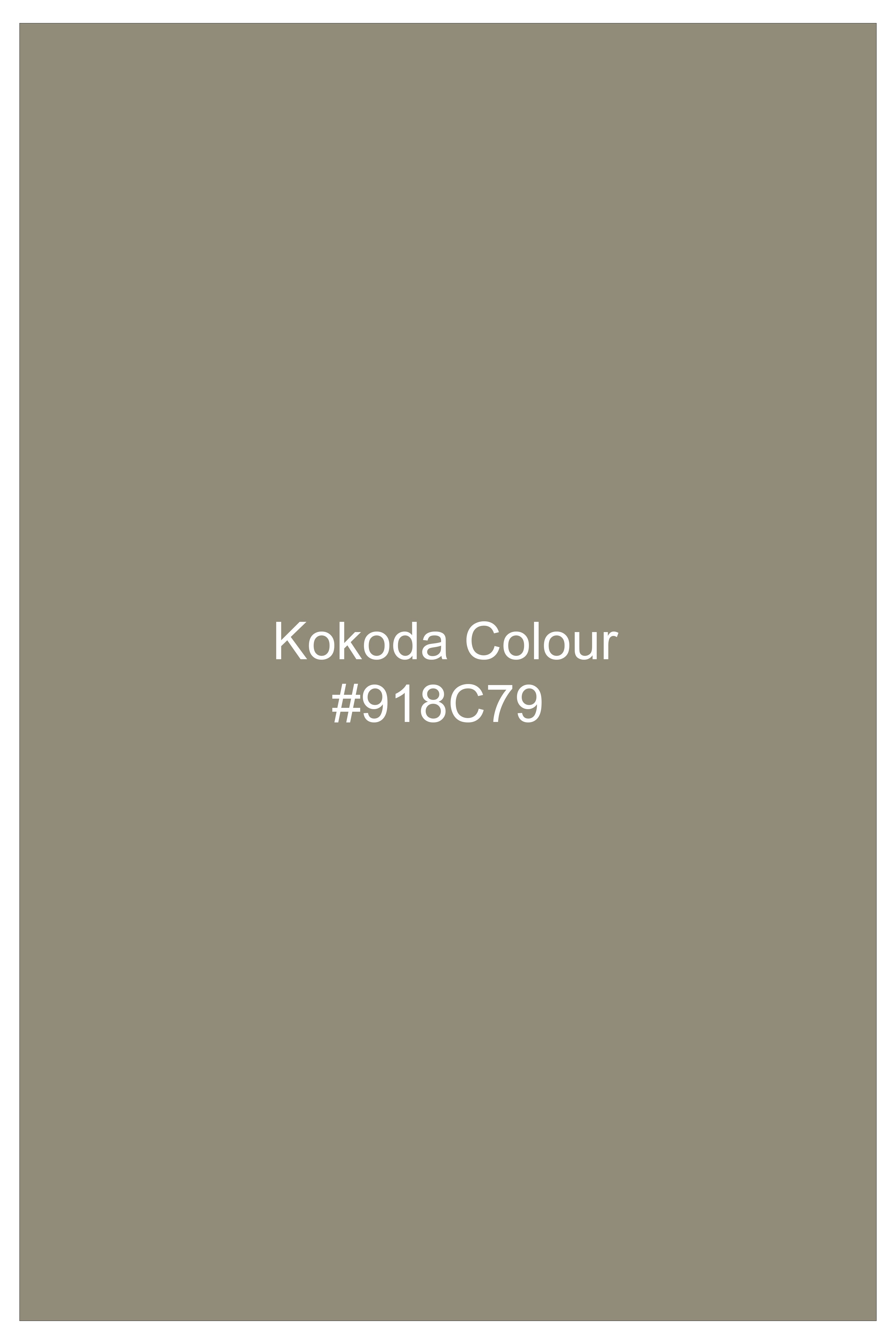 Loden-Korean Kokoda Green 4-Way Stretch Wrinkle-Free Wool Rich Waistcoat