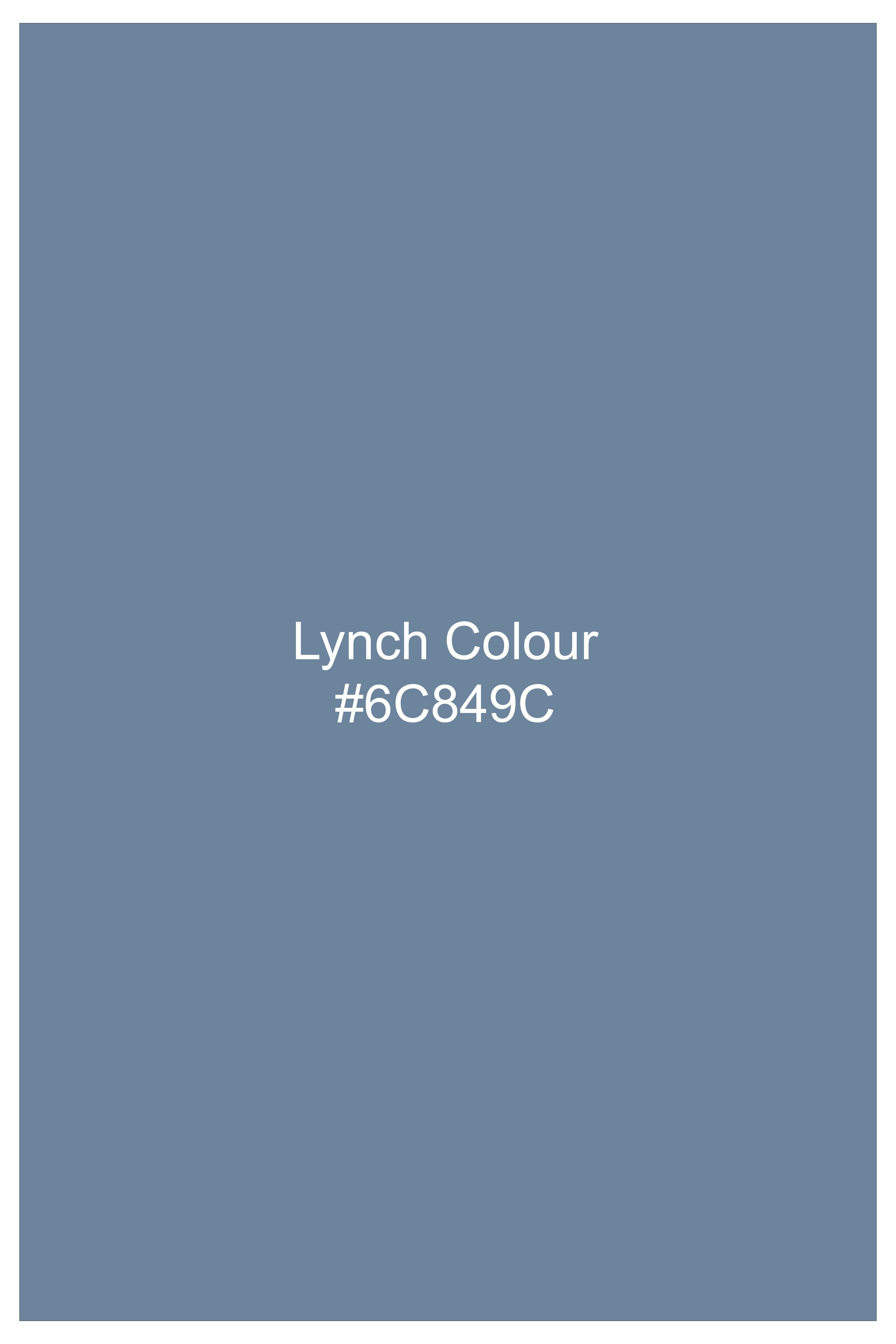 Velcian-Lynch Blue Slight Stretch Subtle Sheen Poly-Viscose Waistcoat