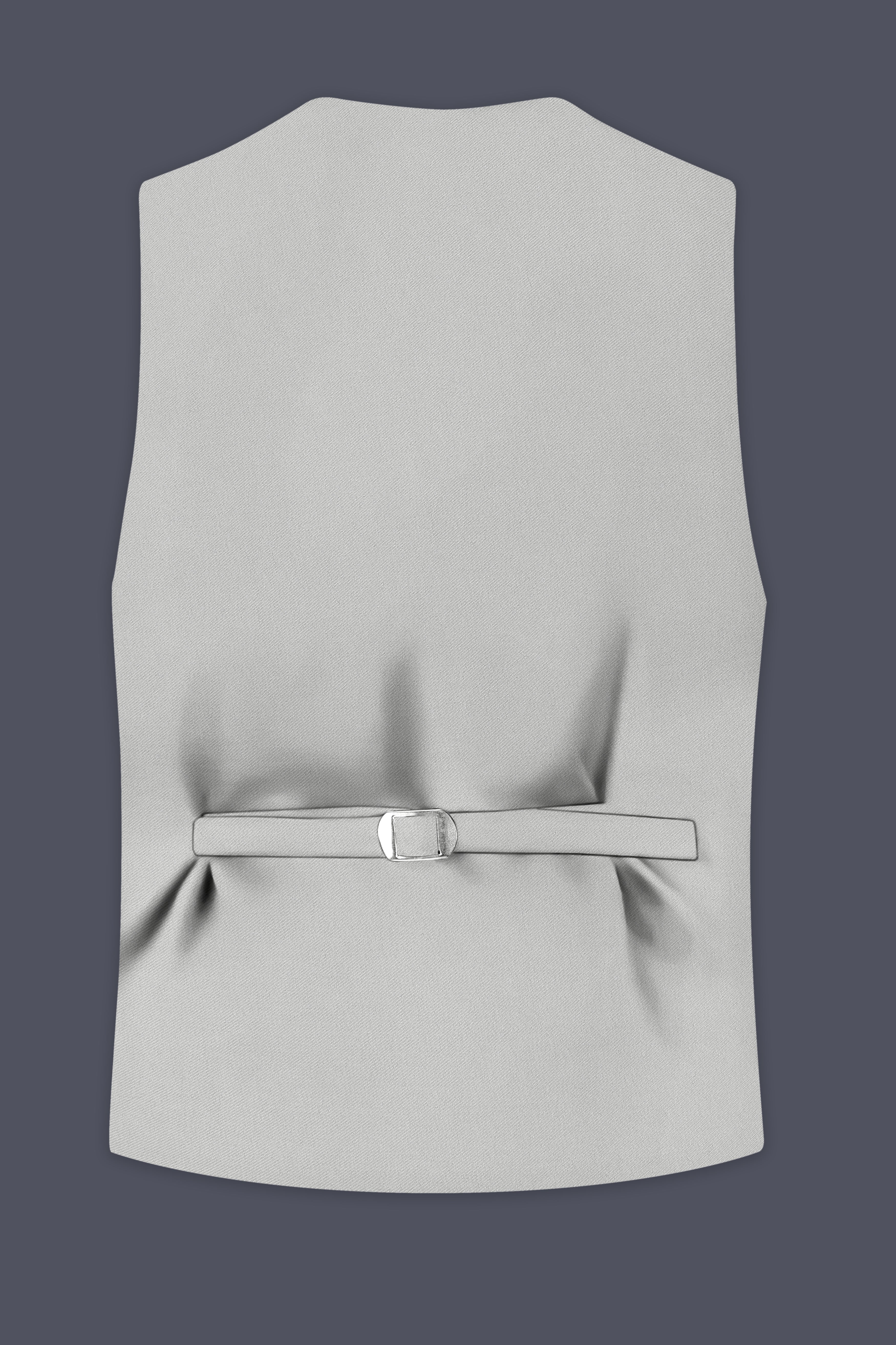 Axiom-Korean Nickel Gray 4-Way Stretch Wrinkle-Free Wool Rich Waistcoat