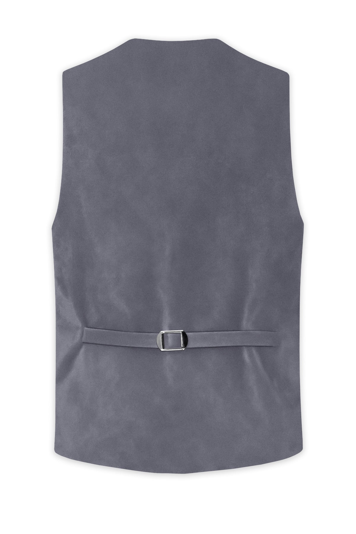 Velluto-Tuna Gray Velvet Waistcoat