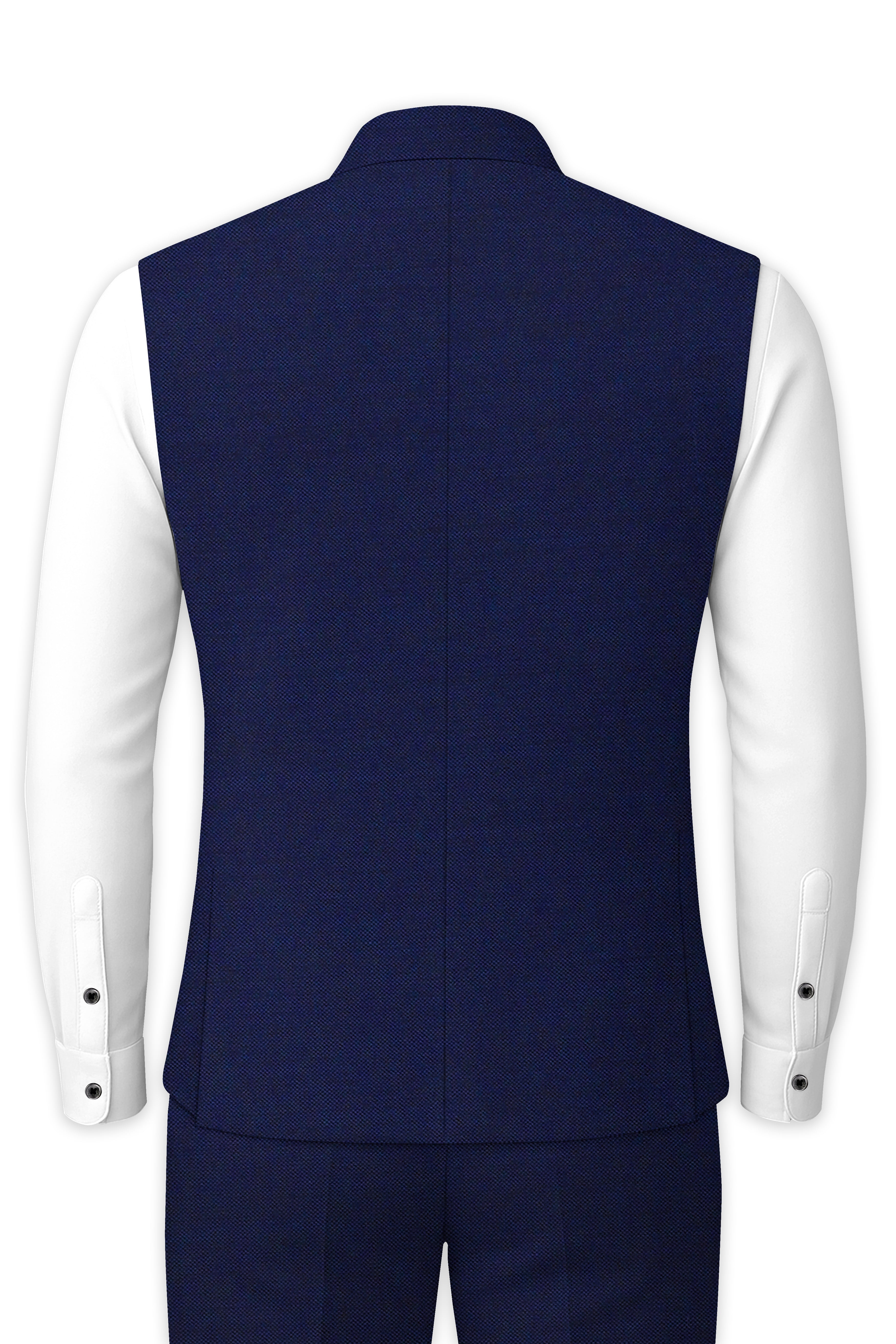 Gunmetal Blue Nehru Jacket