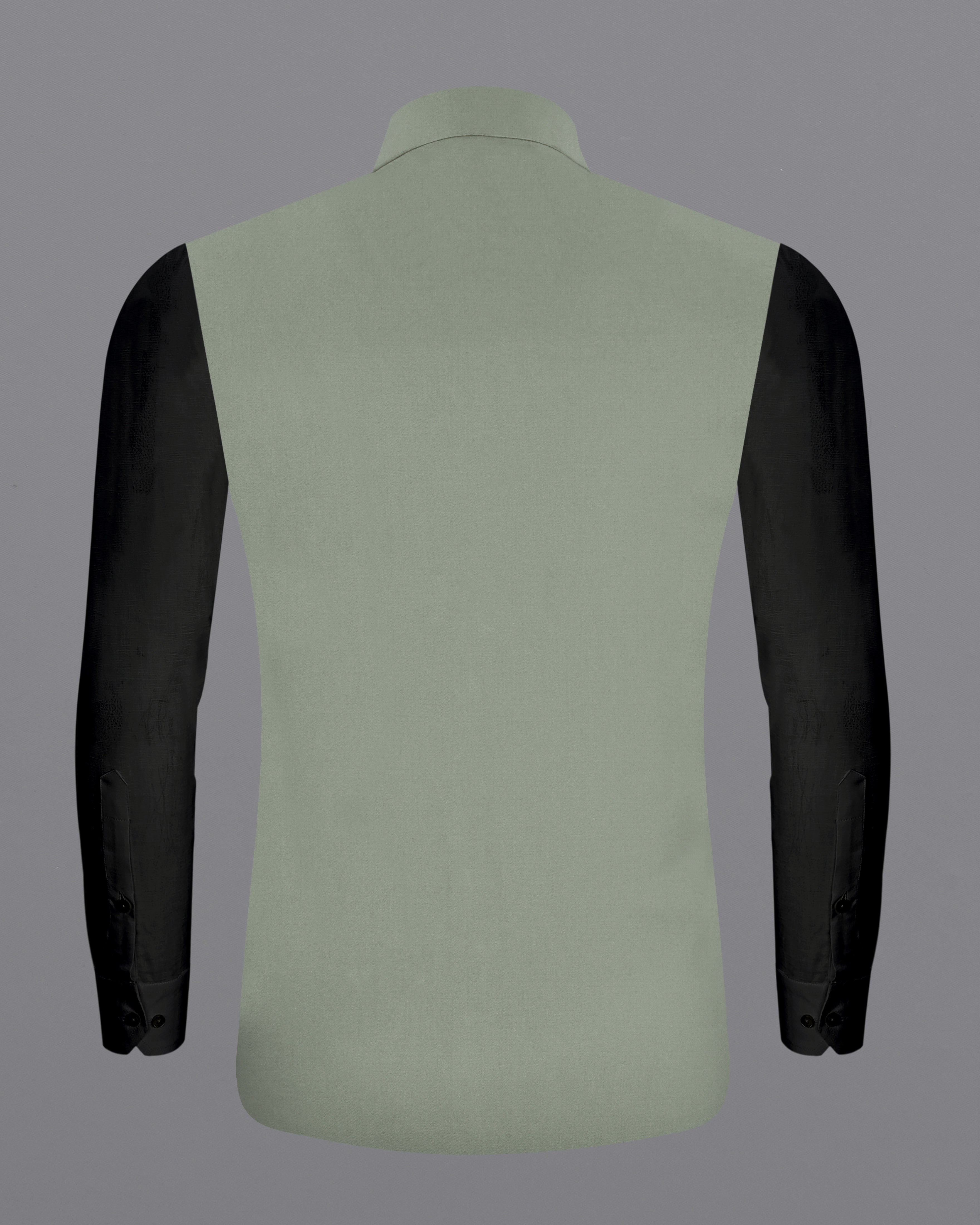 Granite Green Stretchable Premium Cotton Traveler Nehru Jacket