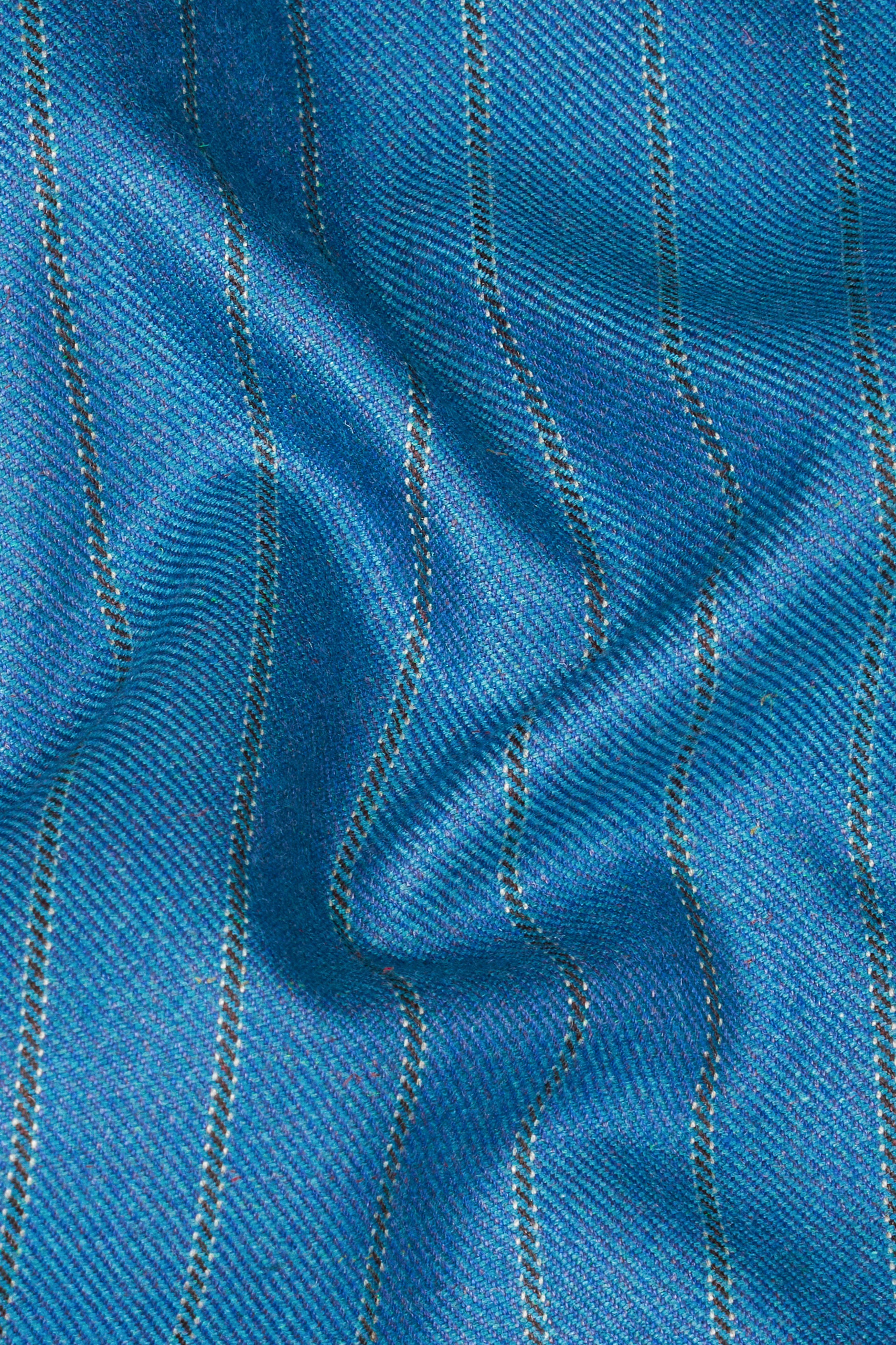 Glacial Blue Striped Neharu Jacket WC2800-36, WC2800-38, WC2800-40, WC2800-42, WC2800-44, WC2800-46, WC2800-48, WC2800-50, WC2800-52, WC2800-54, WC2800-56, WC2800-58, WC2800-60