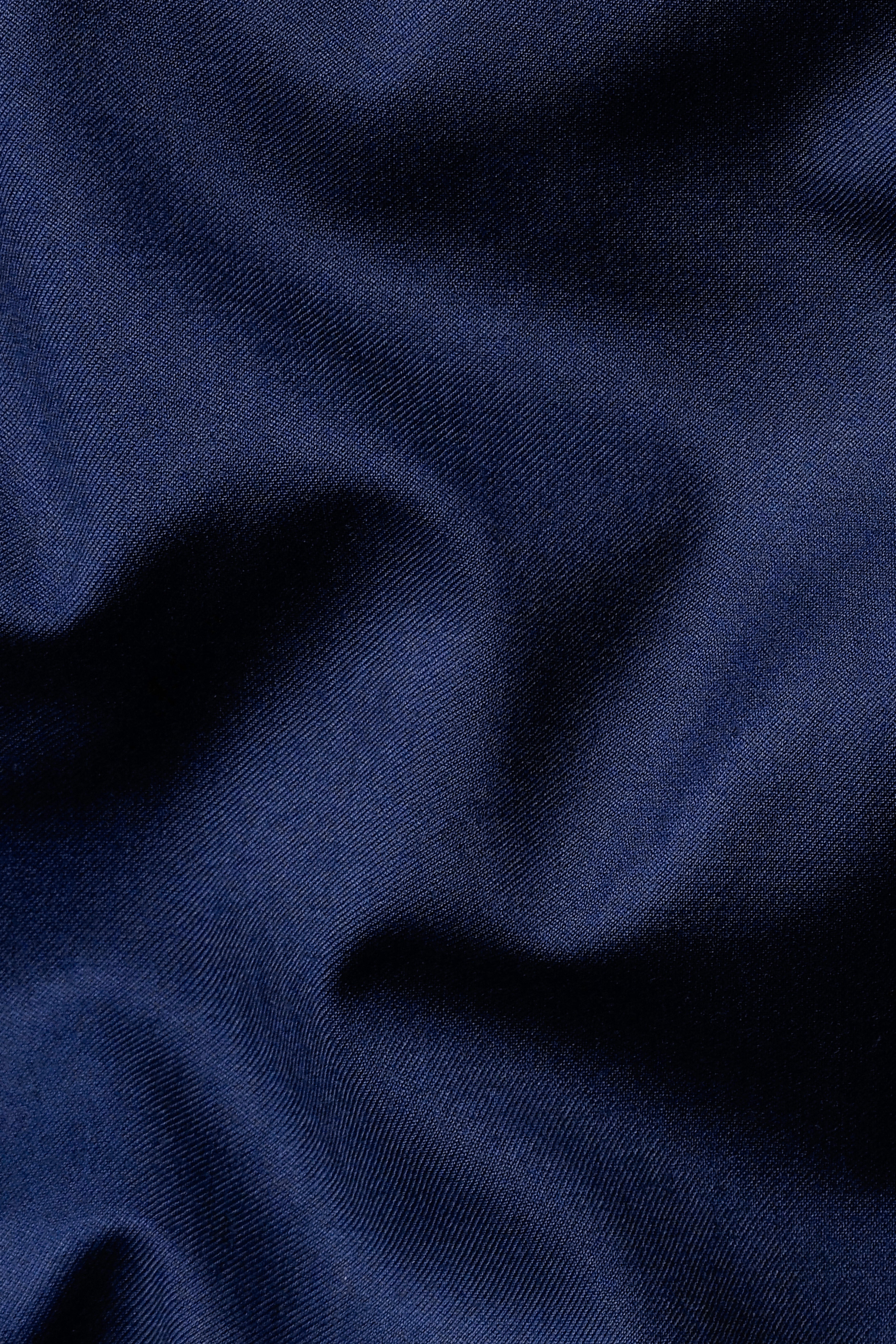 Cloud Burst Blue Wool Rich Nehru Jacket WC3061-36, WC3061-38, WC3061-40, WC3061-42, WC3061-44, WC3061-46, WC3061-48, WC3061-50, WC3061-52, WC3061-54, WC3061-56, WC3061-58, WC3061-60