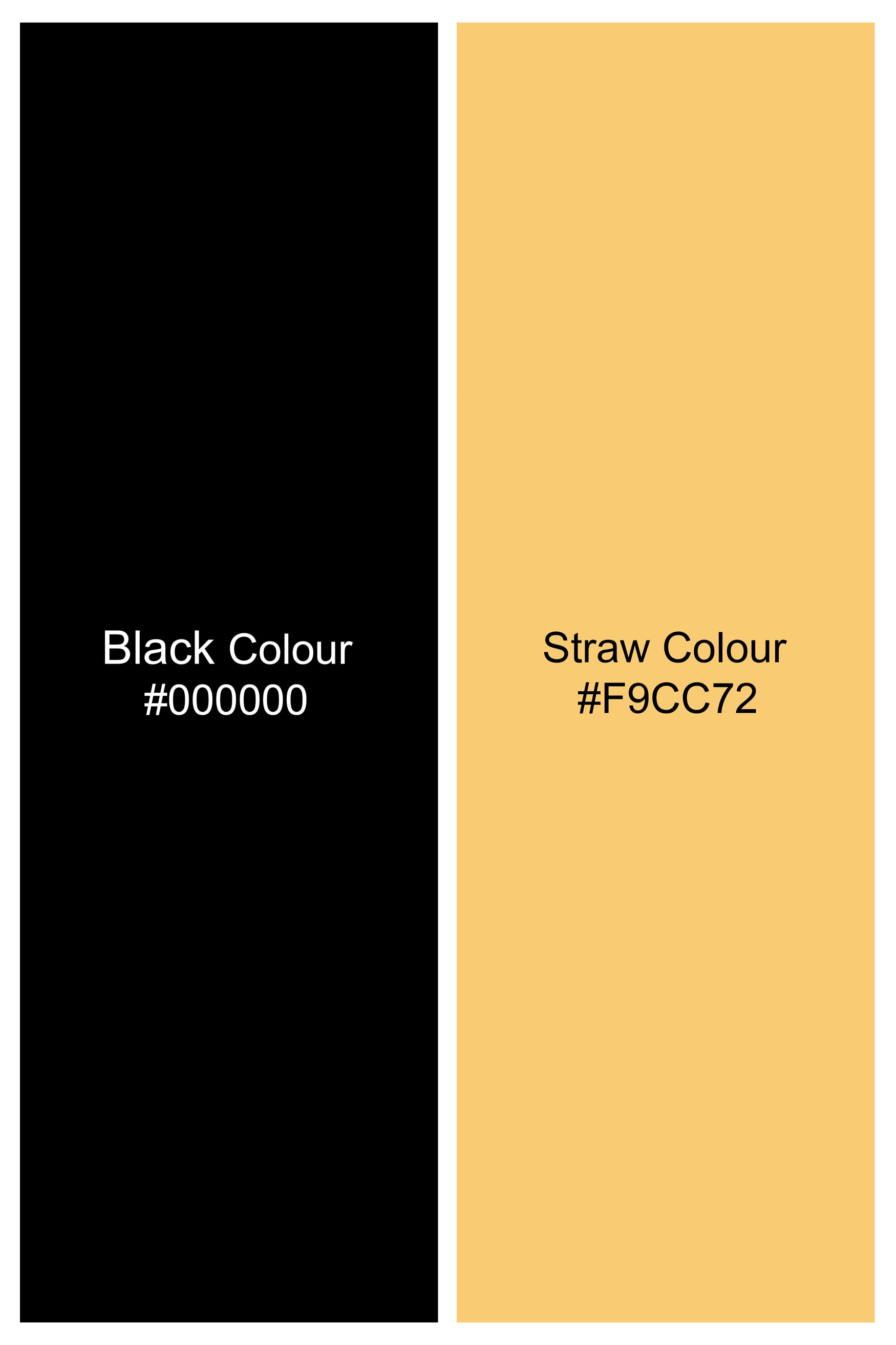 Jade Black Thread Embroidered Designer Viscose Nehru Jacket