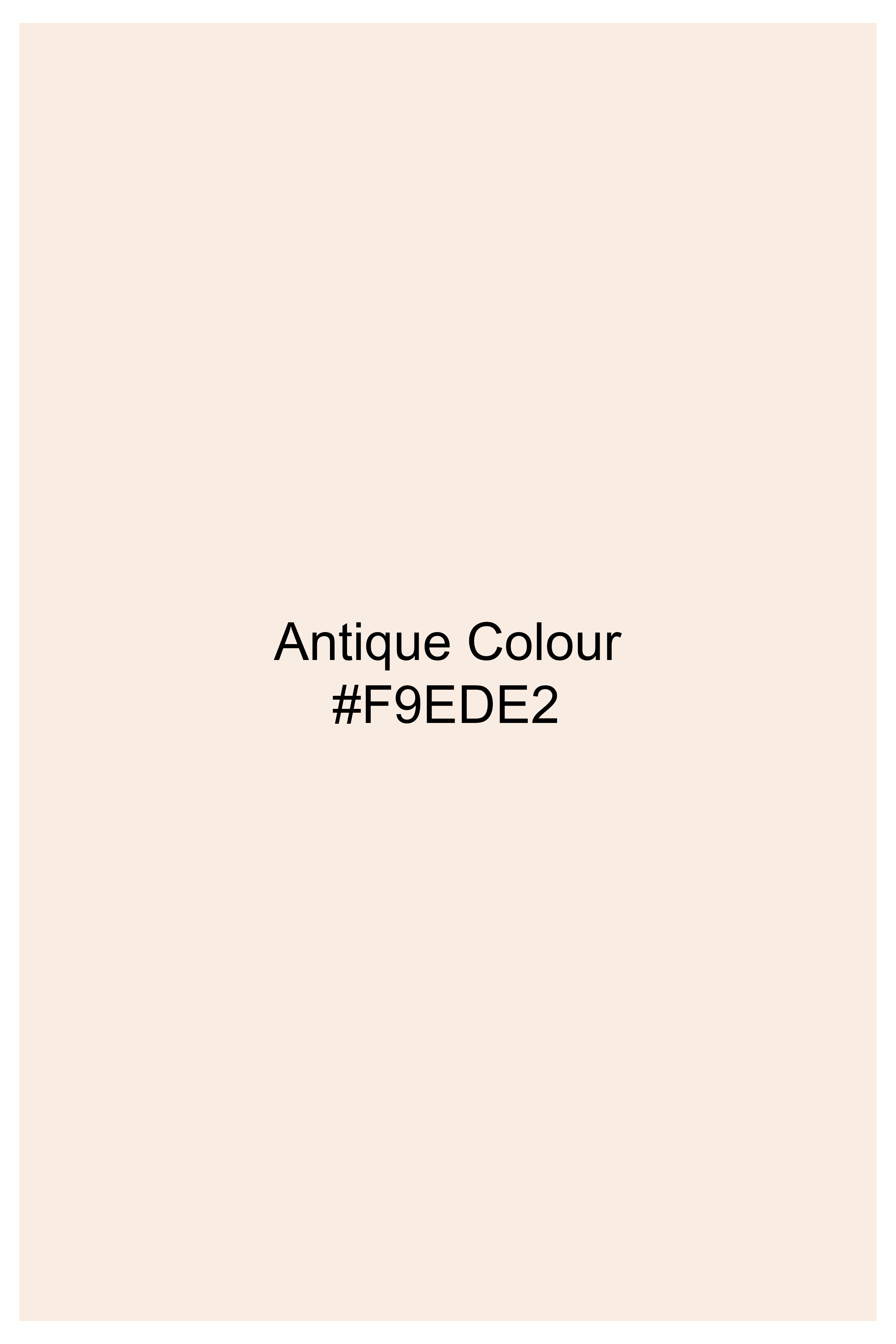 Antique Beige Premium Cotton Dress