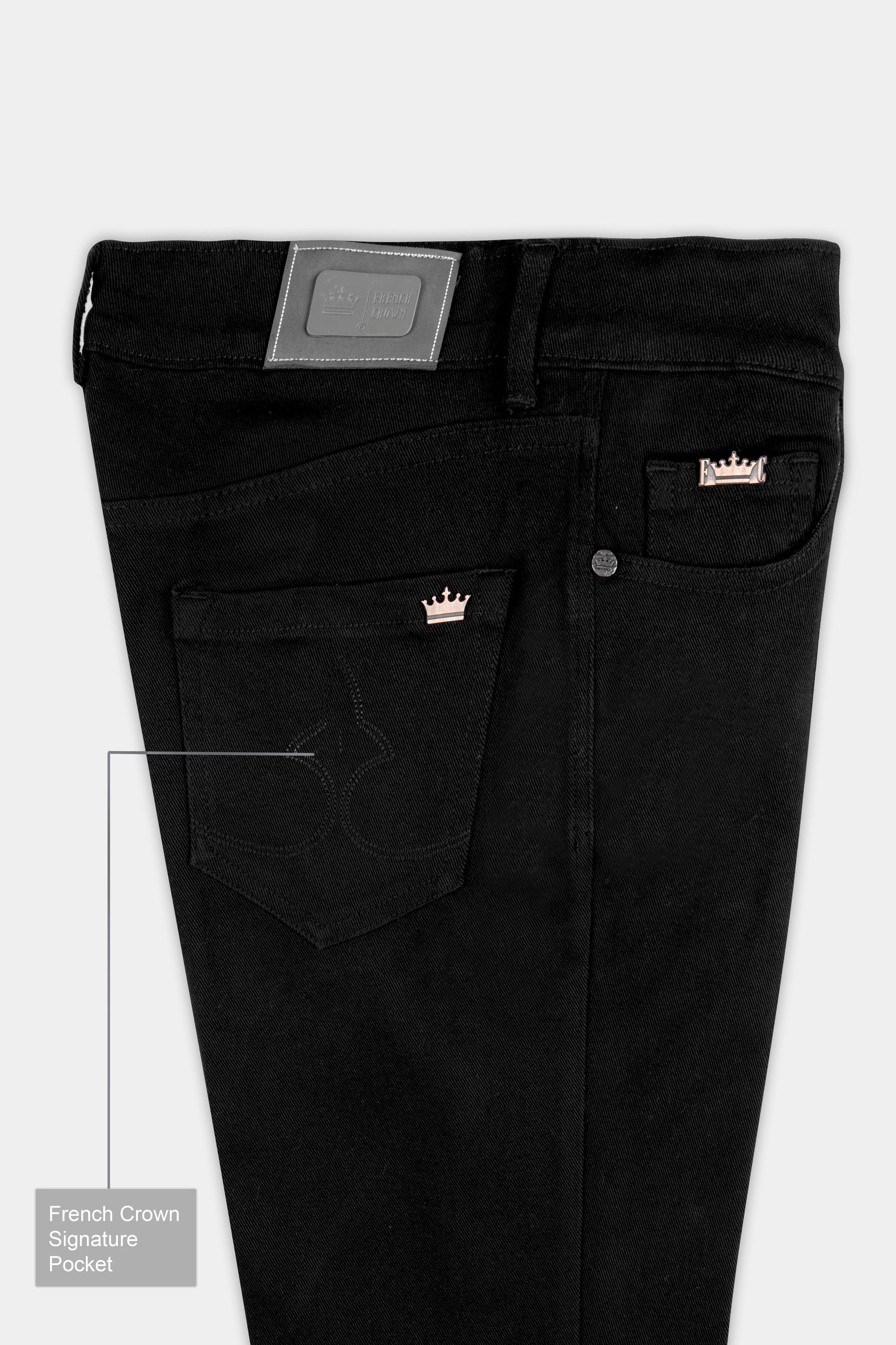 Women's Skinny Fit Jade Black Rinse Wash Clean Look Ankle Length Stretchable Denim