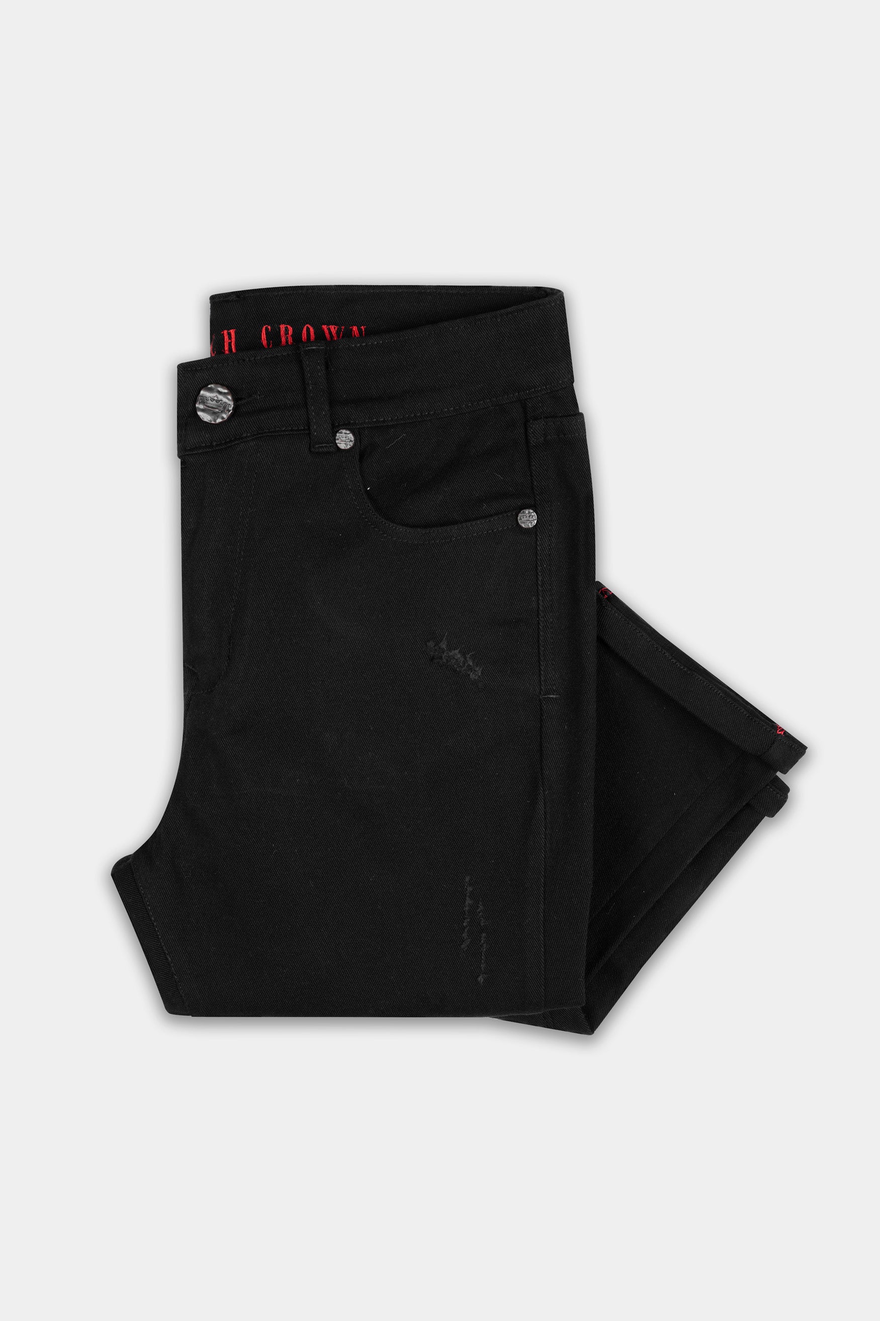 Women's Skinny Fit Jade Black Rinse Wash Stretchable Denim