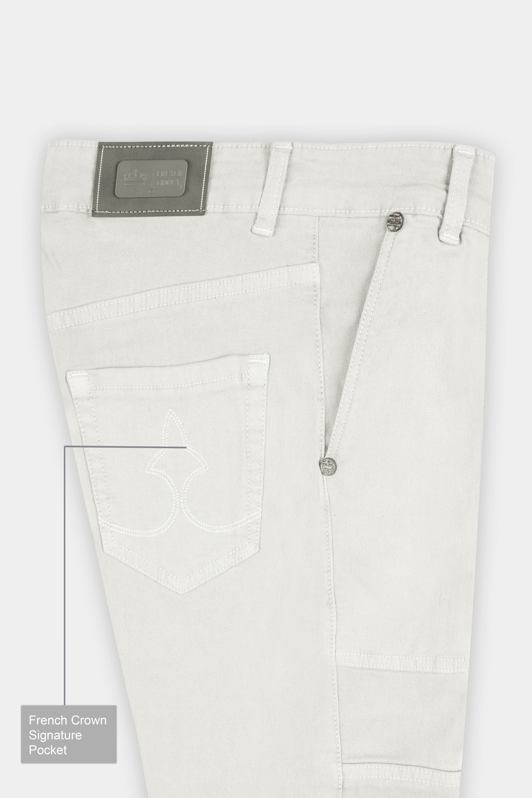 Women's Skinny Fit Spring Rain Gray Rinse Wash Stretchable Denim