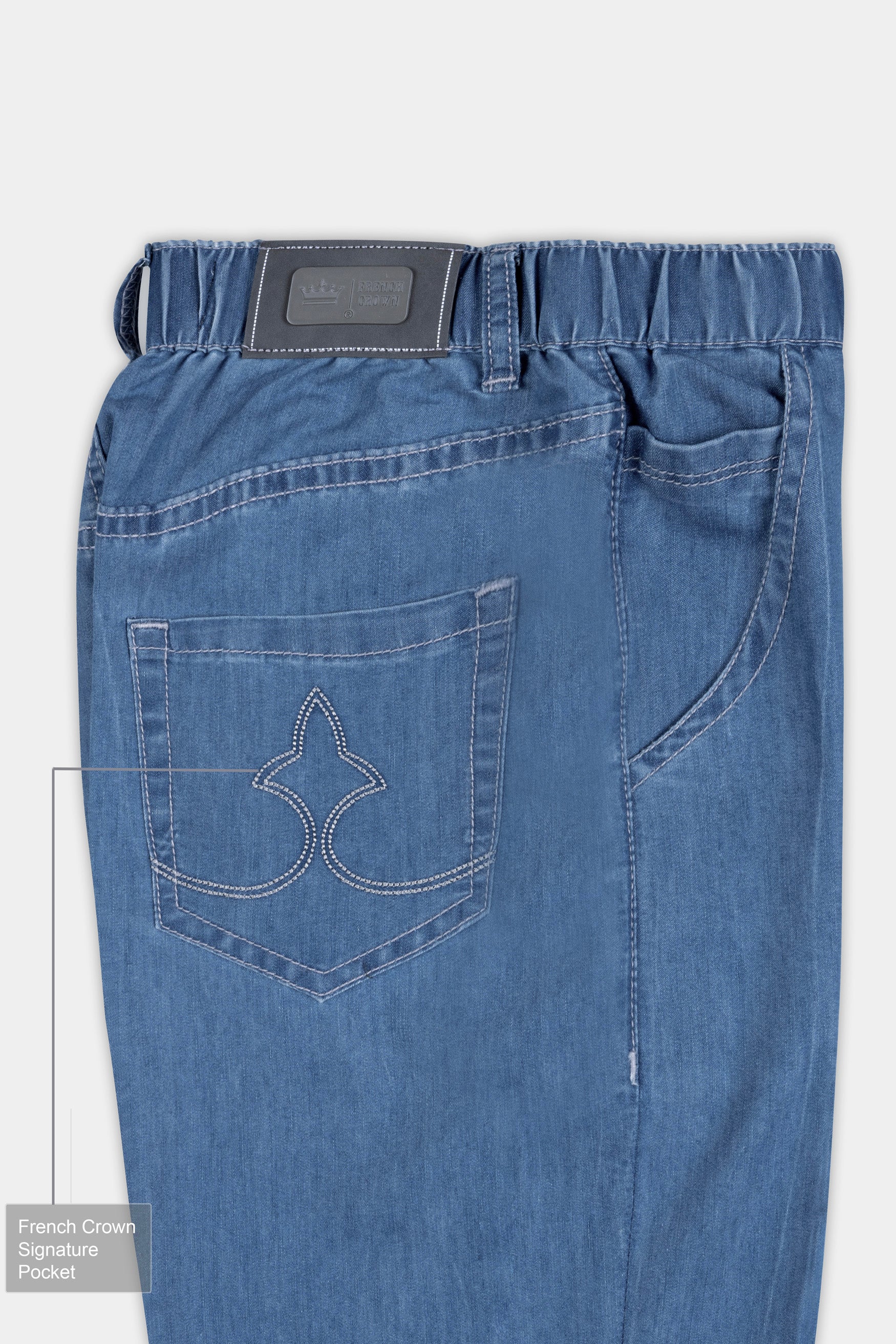 Women's Twilight Blue Rinse Wash Light Weight Denim