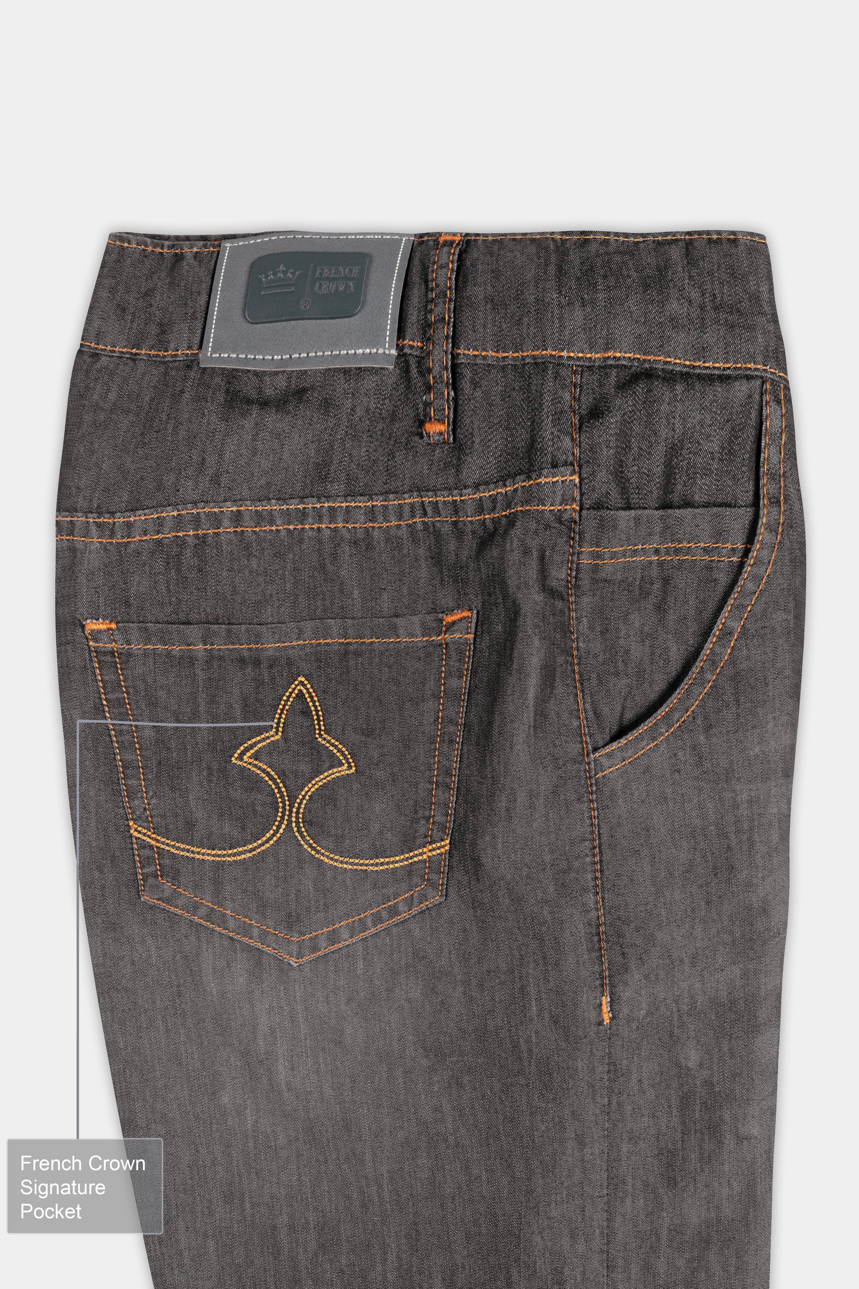 Women's Skinny Fit Wenge Gray Whiskering Wash Ankle Length Light Weight Denim