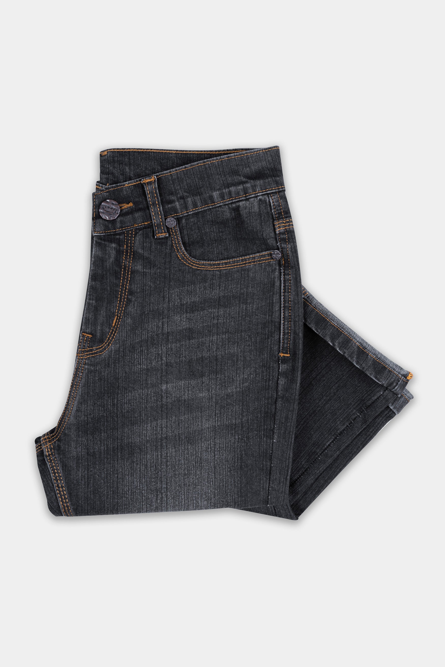 Women's Skinny Fit Jade Black Whiskering Wash Ankle Length Stretchable Denim