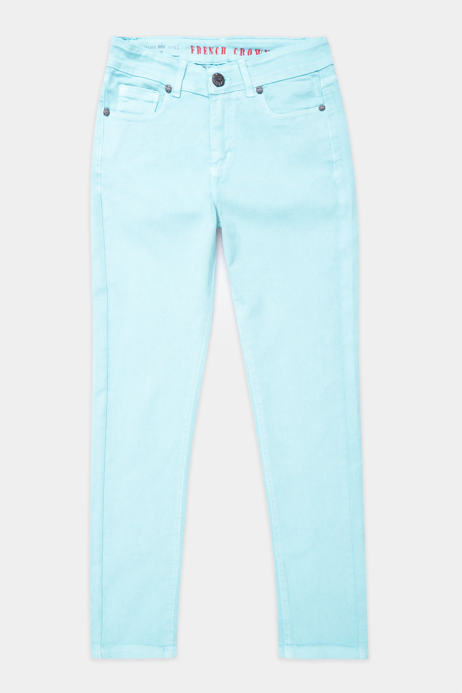 Women’s Skinny Fit Ziggurat Blue Rinse Wash Stretchable Denim