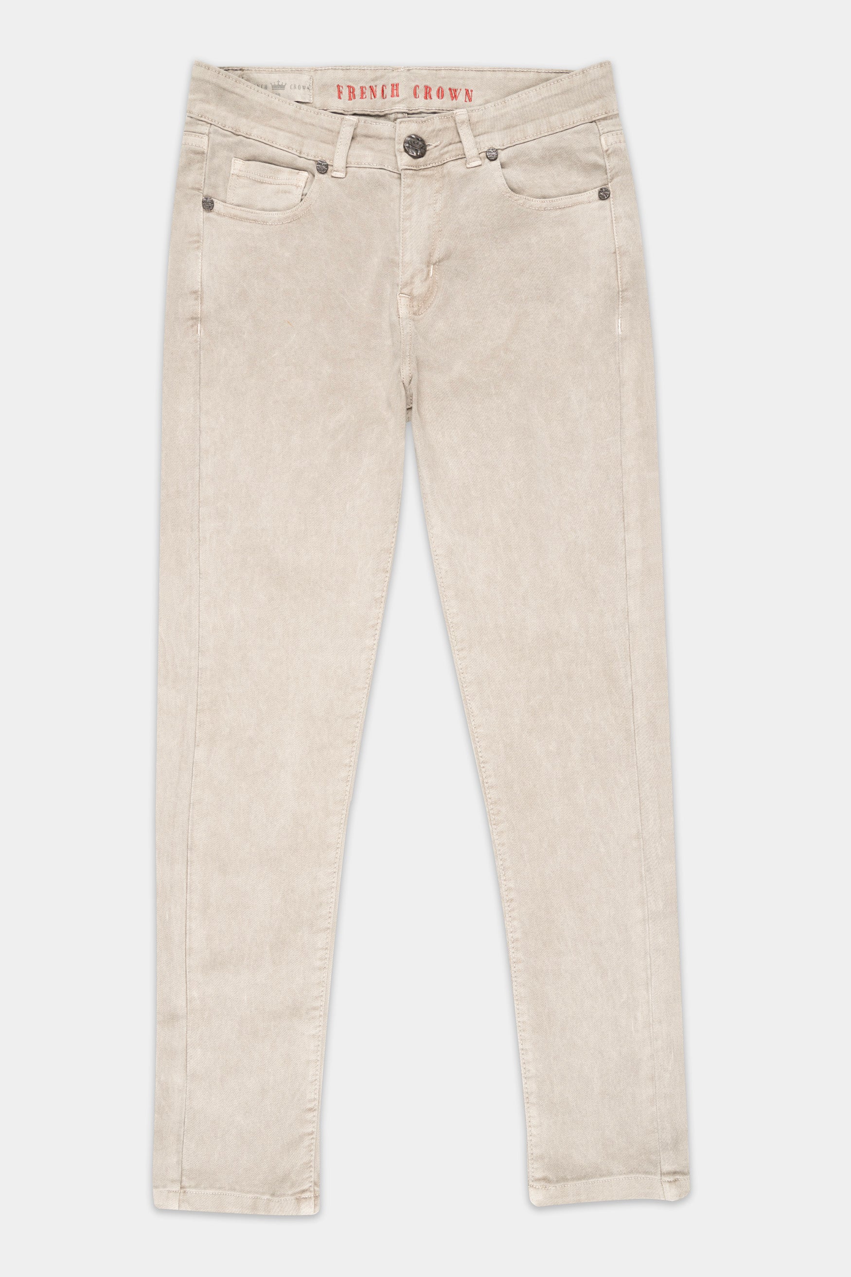 Women’s Skinny Fit Akaroa Beige Rinse Wash Stretchable Denim