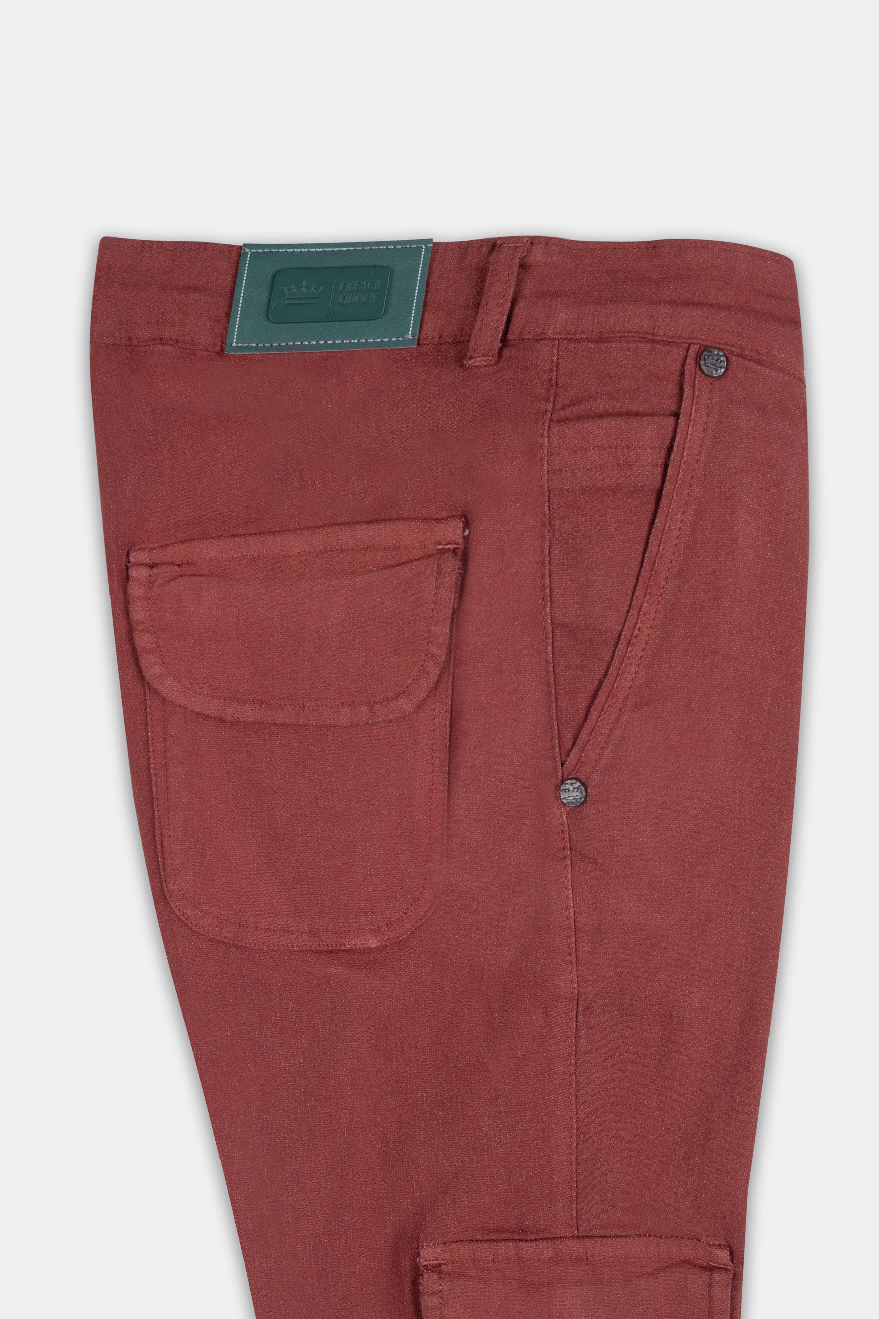 Women’s Skinny Fit Burnt Umber Red Rinse Wash Stretchable Denim