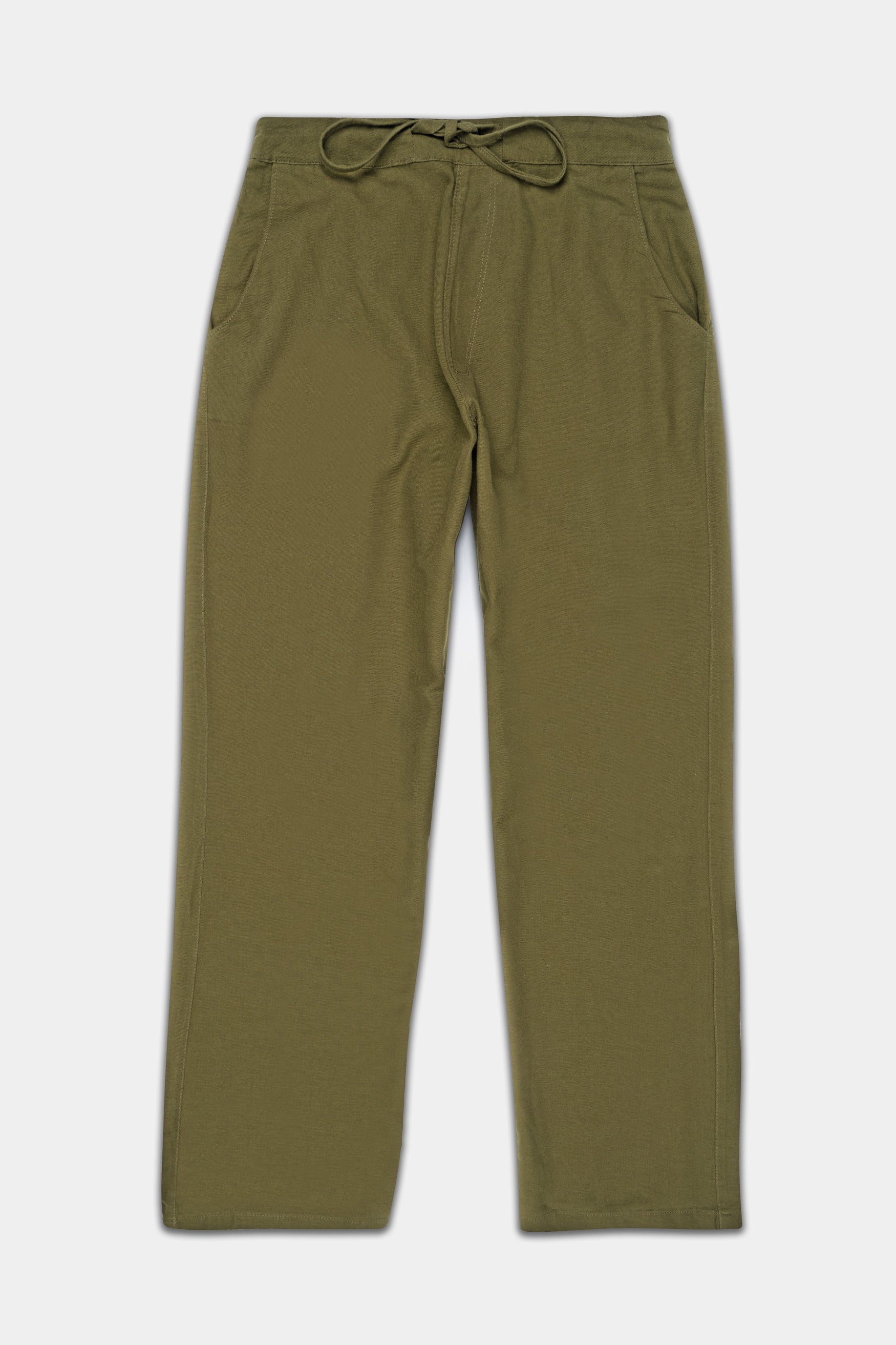 Hemlock Green Ankle Length Premium Cotton Palazzo