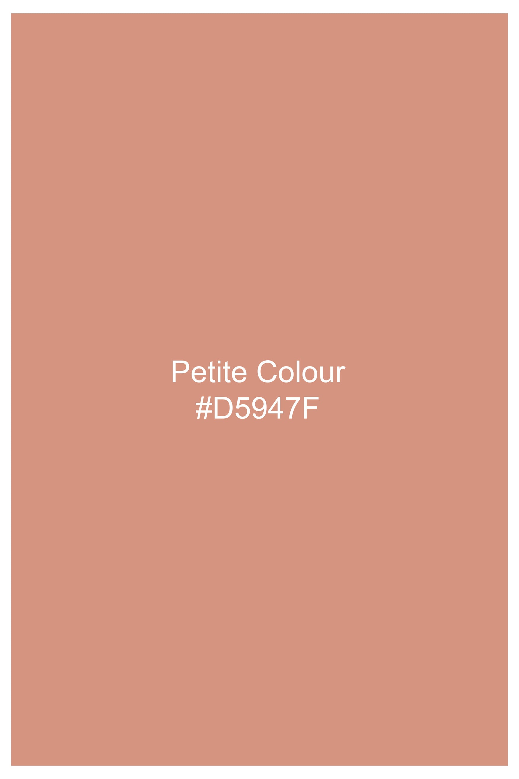 Petite Peach Premium Cotton Palazzo