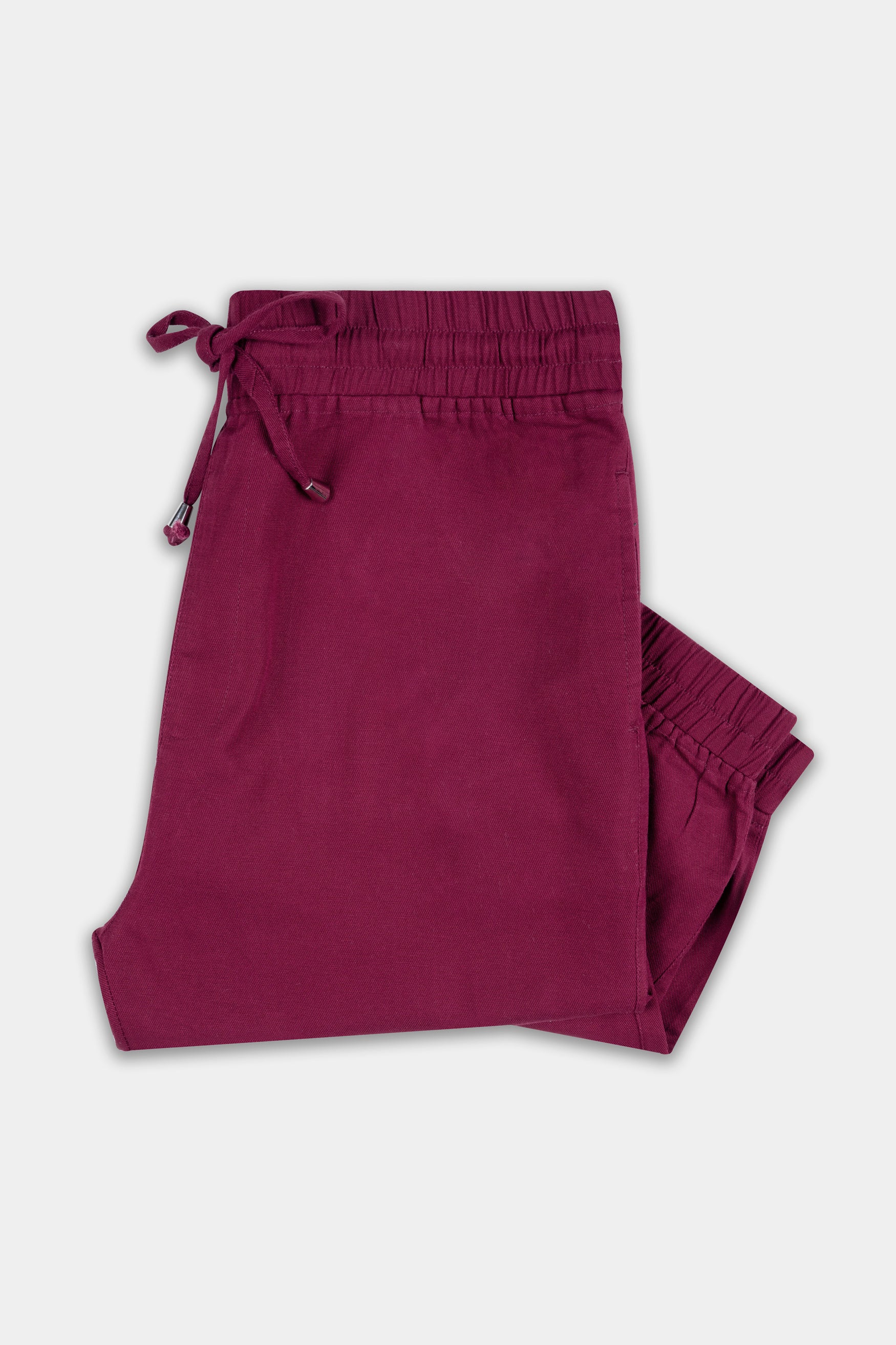 Bordeaux Maroon Premium Cotton Palazzo